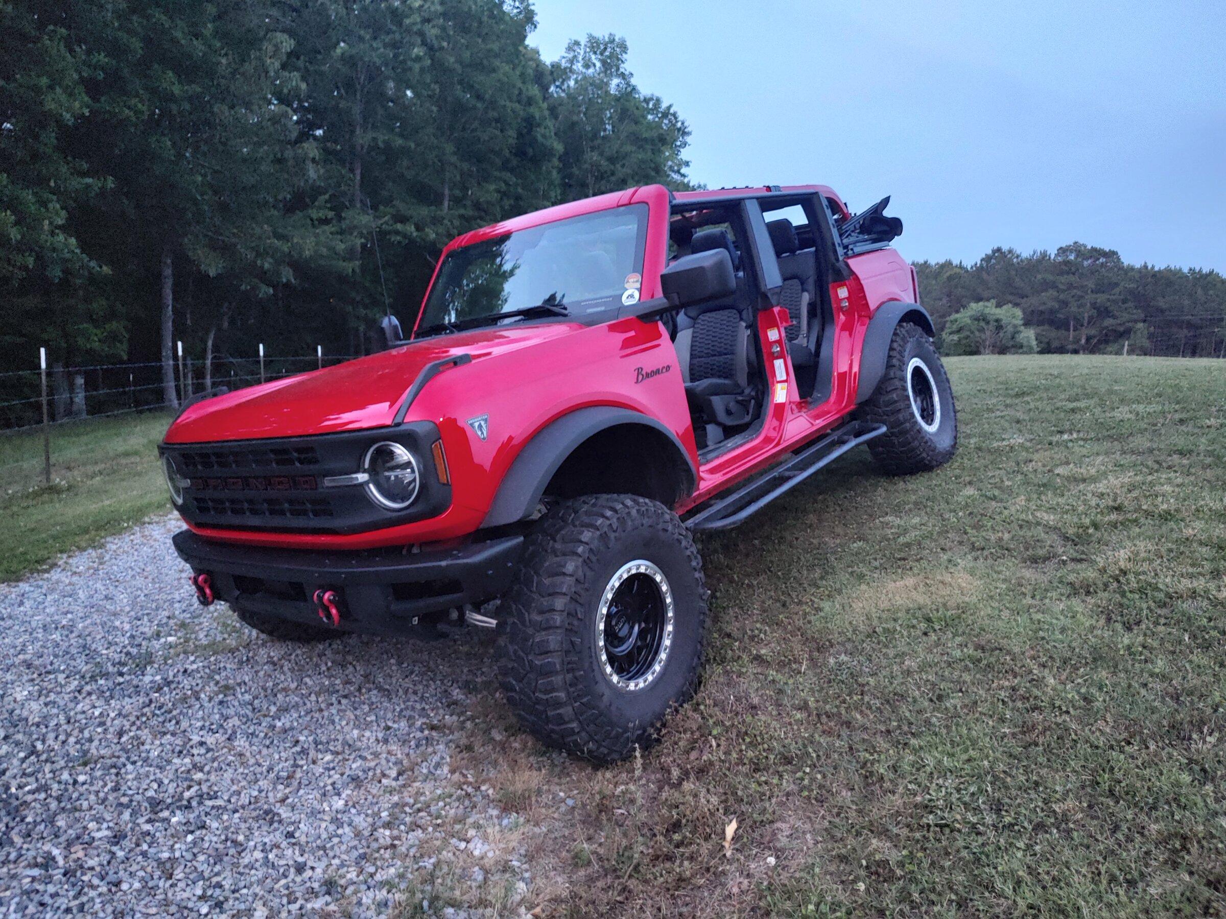 Ford Bronco 37” tire rubbing modifications IMG_20220515_195148420_HDR