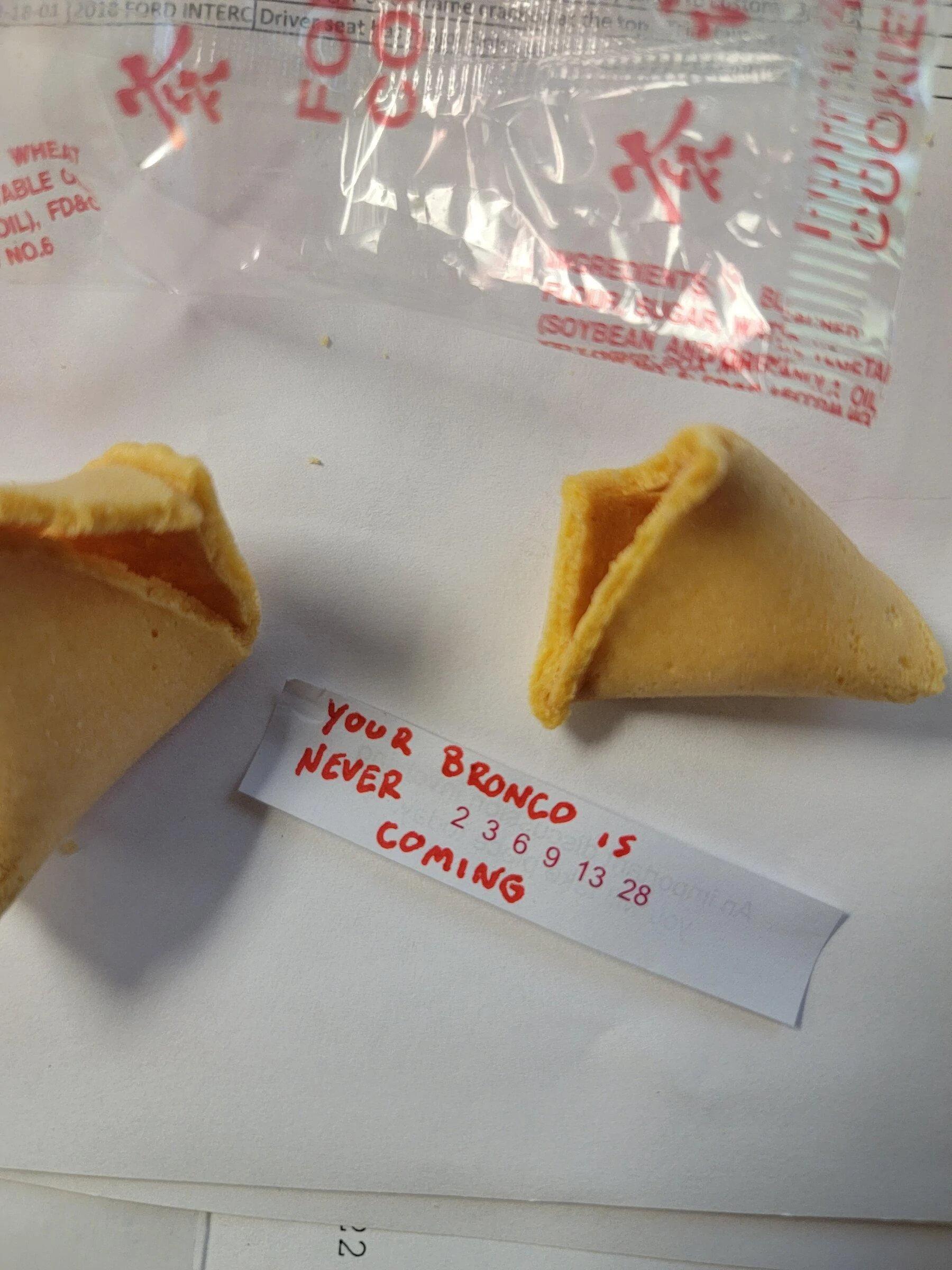 Ford Bronco My fortune cookie 20220526_122215