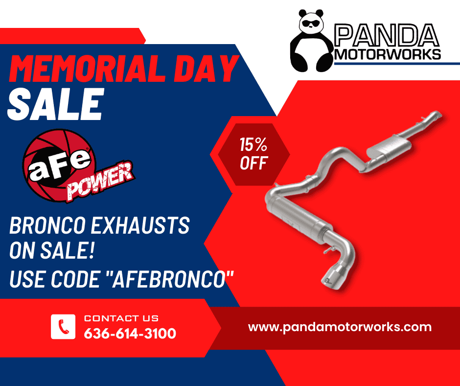 Ford Bronco AFE Bronco Exhaust Options! AFEBronco