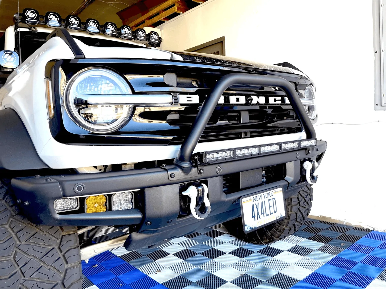 Ford Bronco MEMORIAL DAY | Diode Dynamics 30" Light Bar Bumper Kit Only $469 1653746079241