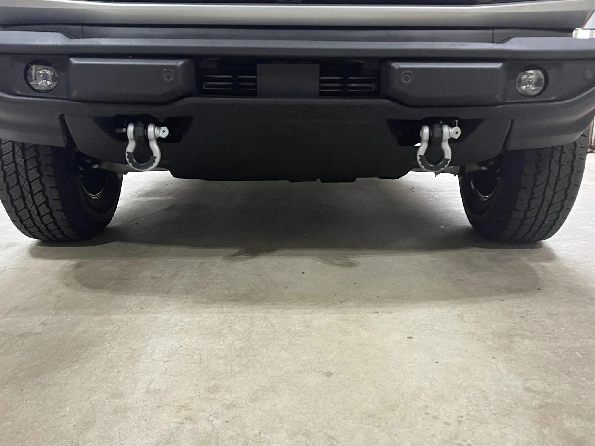 Ford Bronco Added Rough Country Tow hook Brackets IMG_6262
