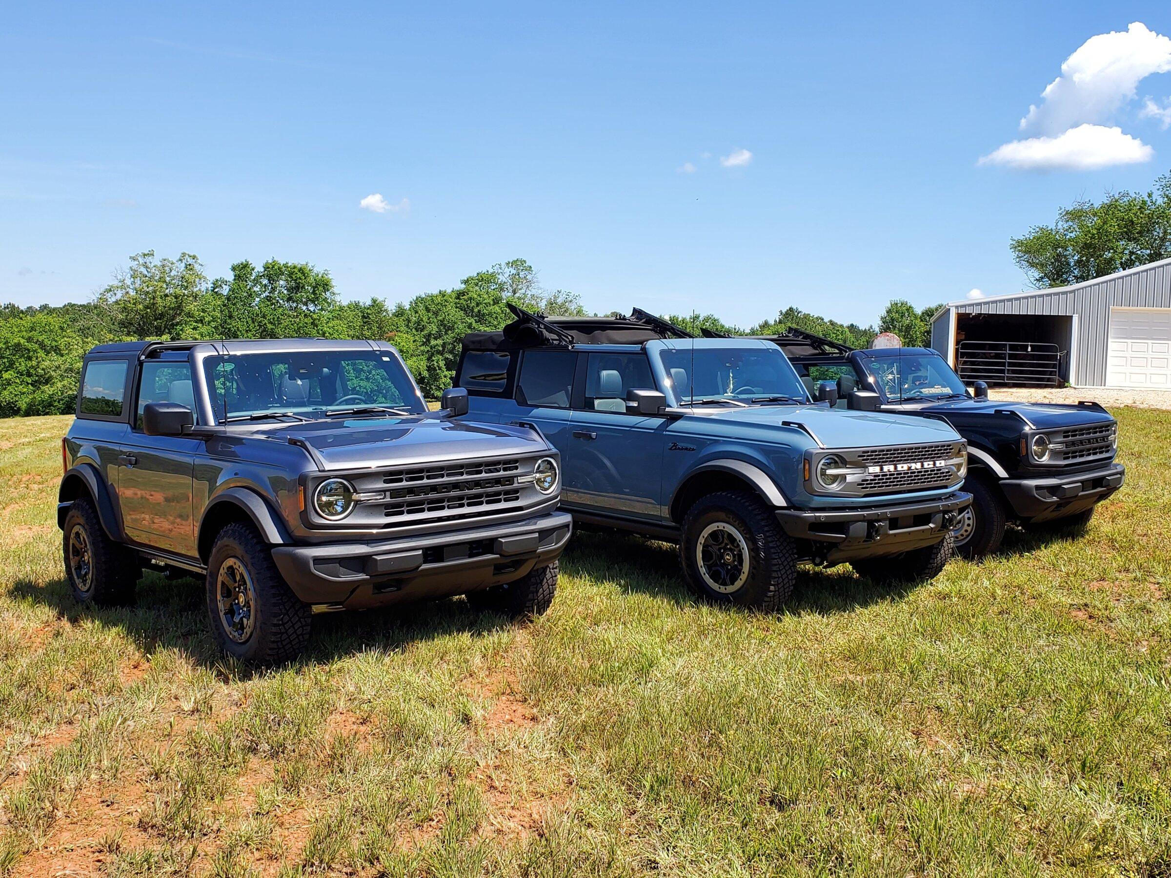 Ford Bronco Our 3 Bronco's !!! 20220529_112252