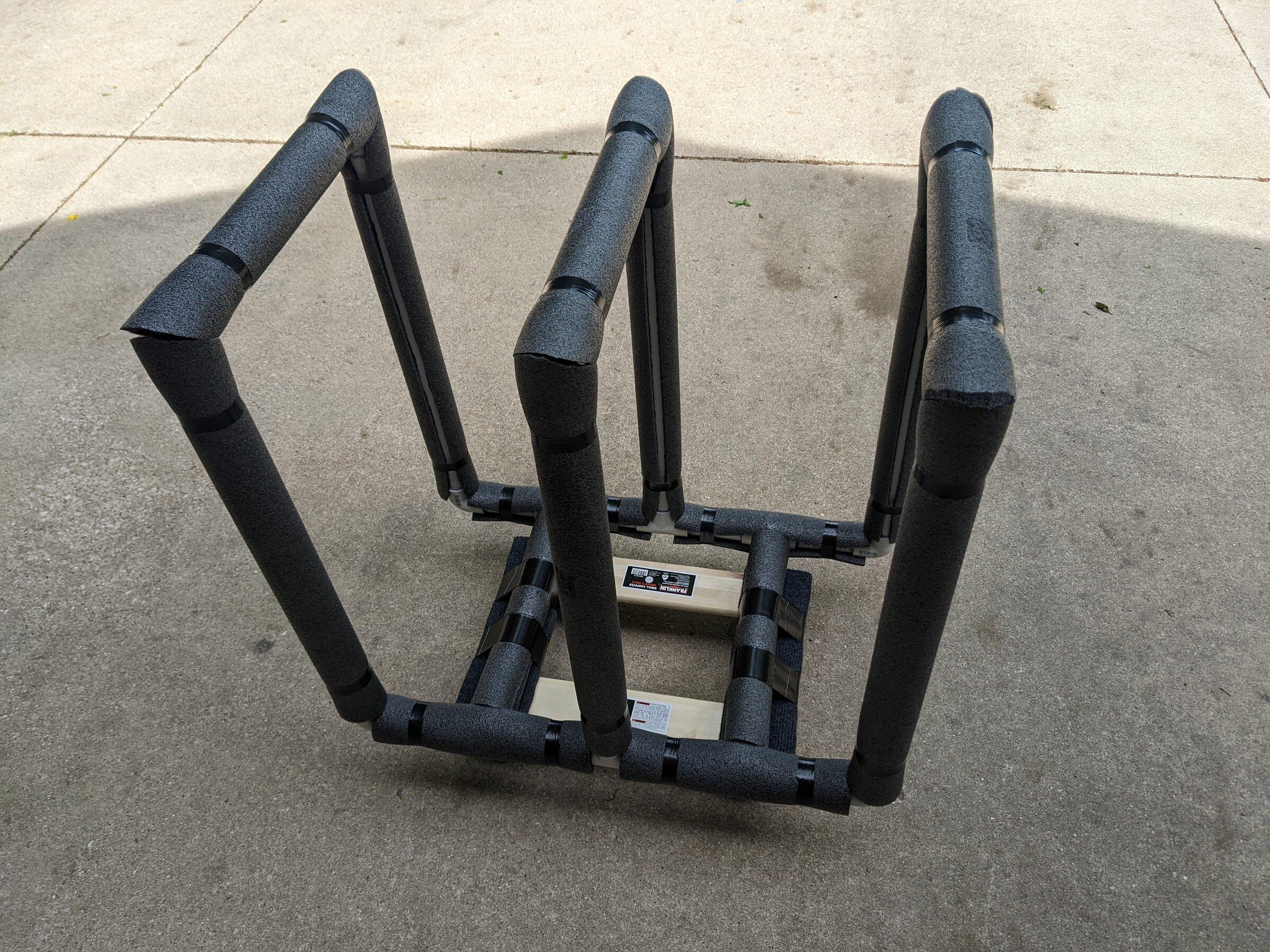 Ford Bronco Door Holders Using PVC Pipe -- When Off vehicle PXL_20220529_192845249