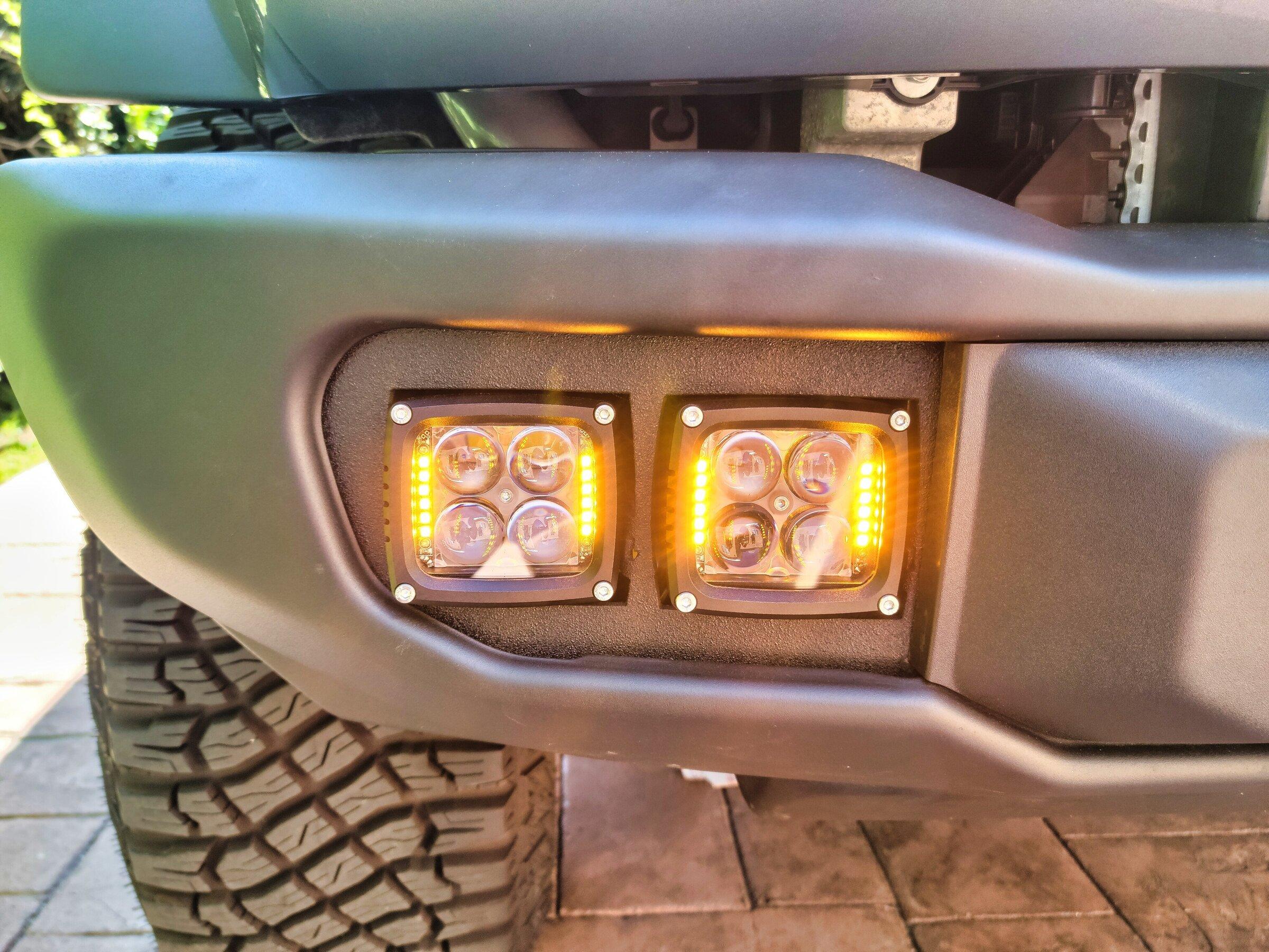 Ford Bronco FORD BRONCO CAPABLE BUMPER FOG LIGHTS KIT 20220529_161602