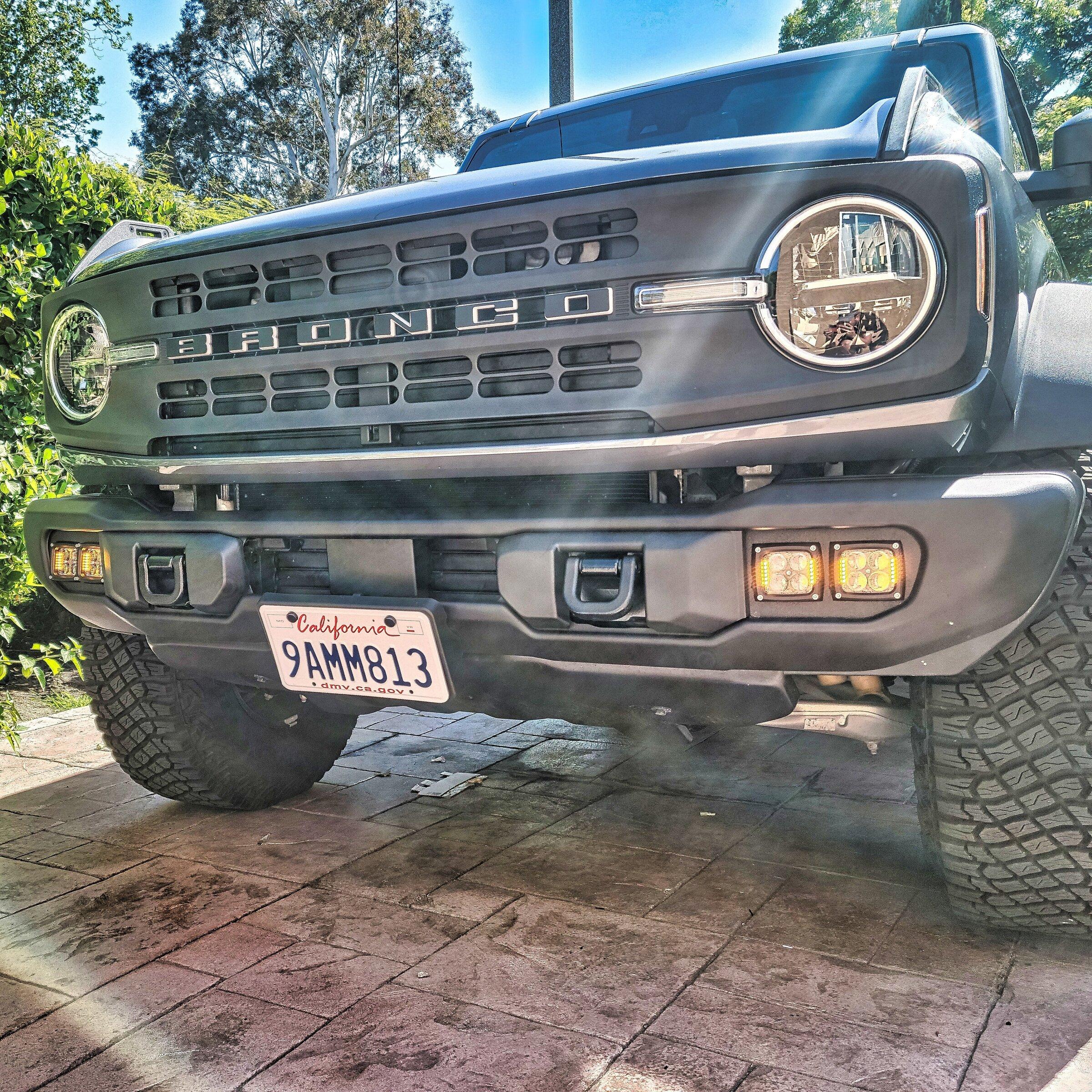 Ford Bronco FORD BRONCO CAPABLE BUMPER FOG LIGHTS KIT 20220529_161614