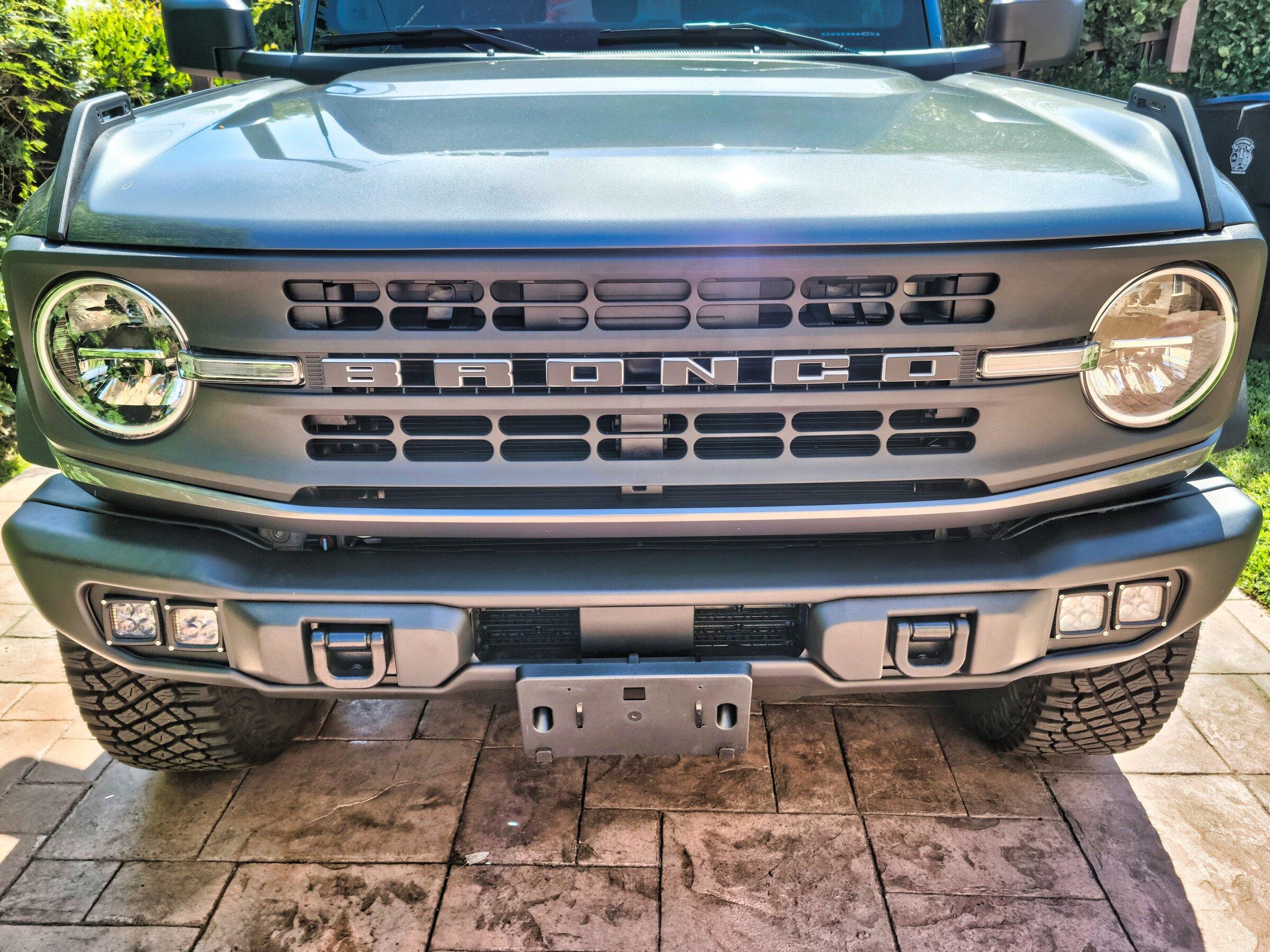 Ford Bronco FORD BRONCO CAPABLE BUMPER FOG LIGHTS KIT 20220529_152456