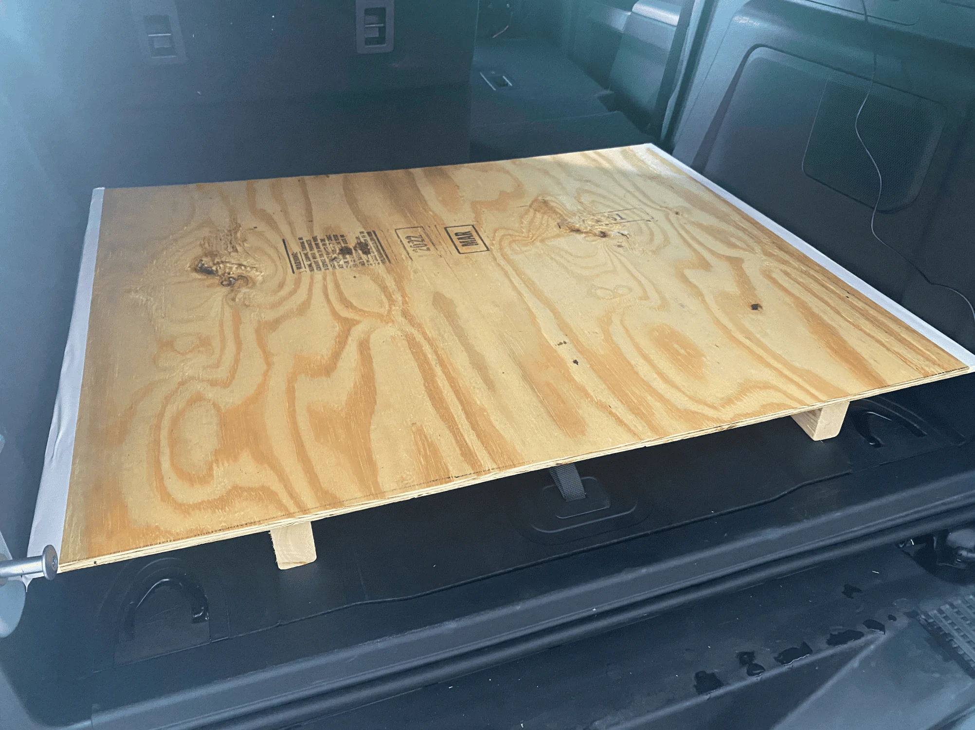 Ford Bronco My custom Sleeping Platform / Storage Area 3