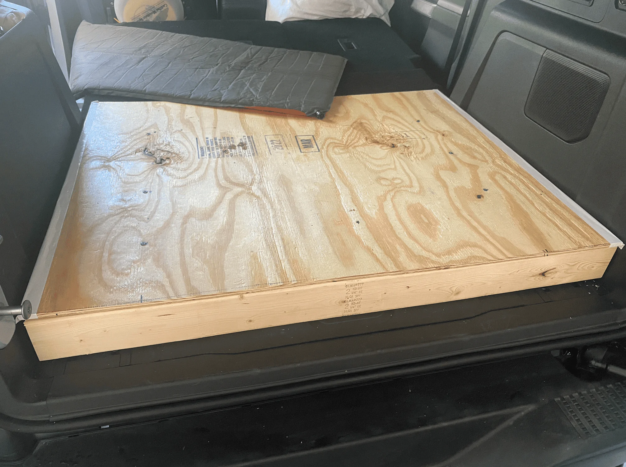 Ford Bronco My custom Sleeping Platform / Storage Area 4