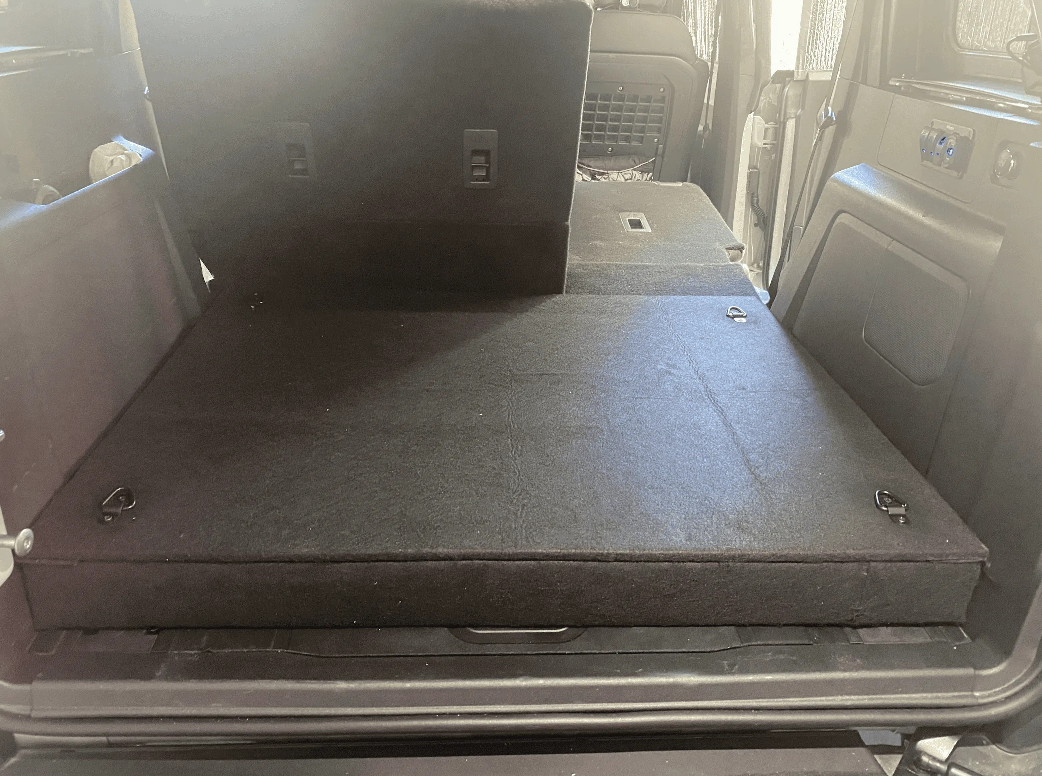 Ford Bronco My custom Sleeping Platform / Storage Area 7
