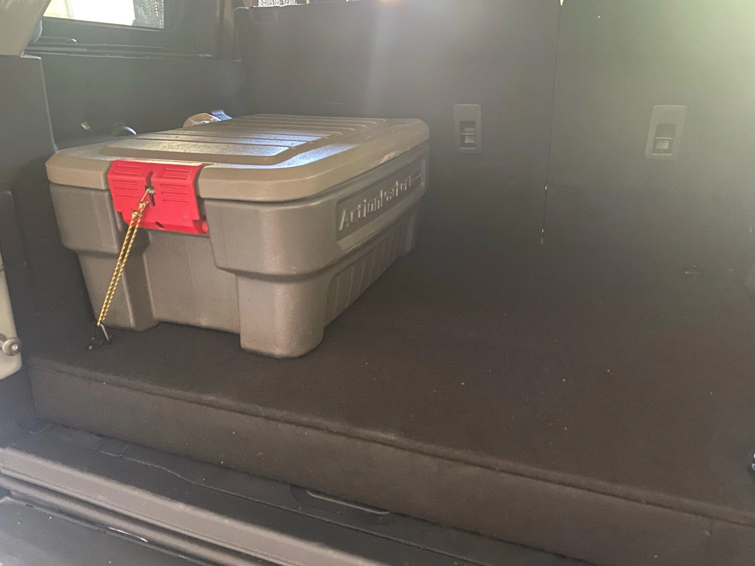 Ford Bronco My custom Sleeping Platform / Storage Area 10