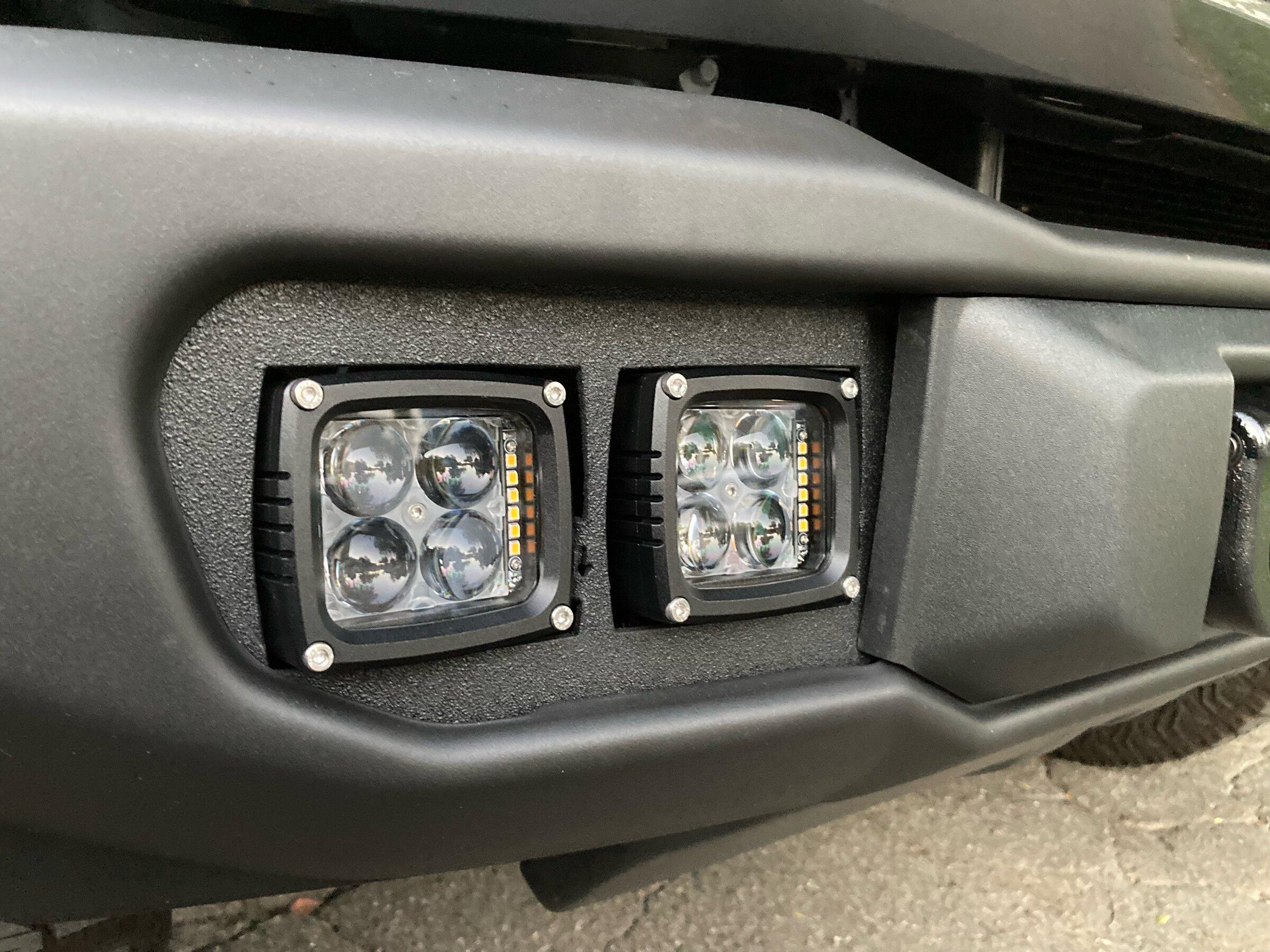 Ford Bronco FORD BRONCO CAPABLE BUMPER FOG LIGHTS KIT CloseUp_Pass