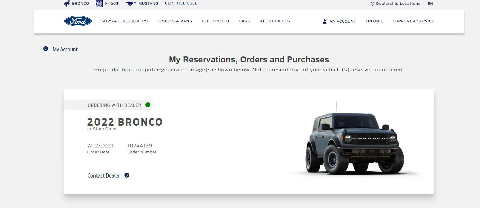 Ford Bronco Confusion... Captur