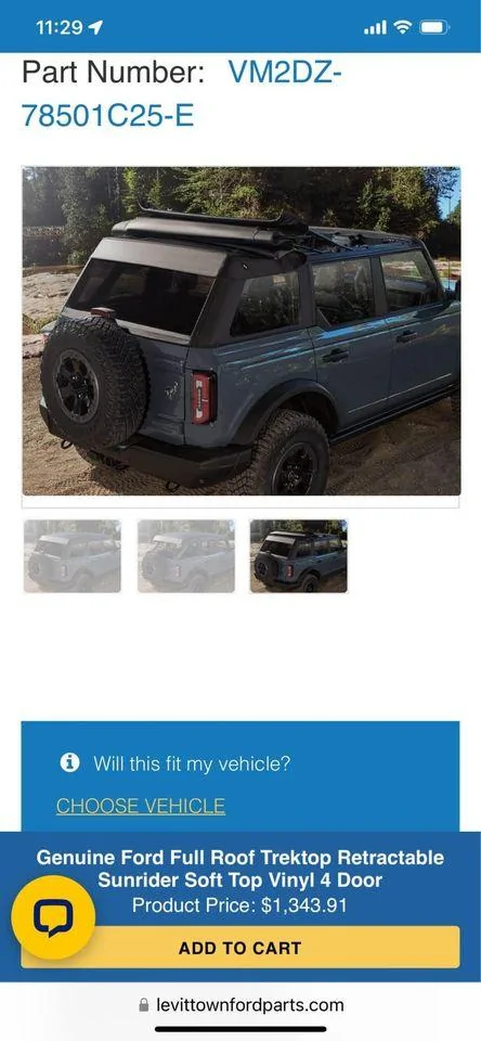 Ford Bronco Bronco Sunrider Retractable Soft Top 285072174_5071530922901876_5686283241894197616_n