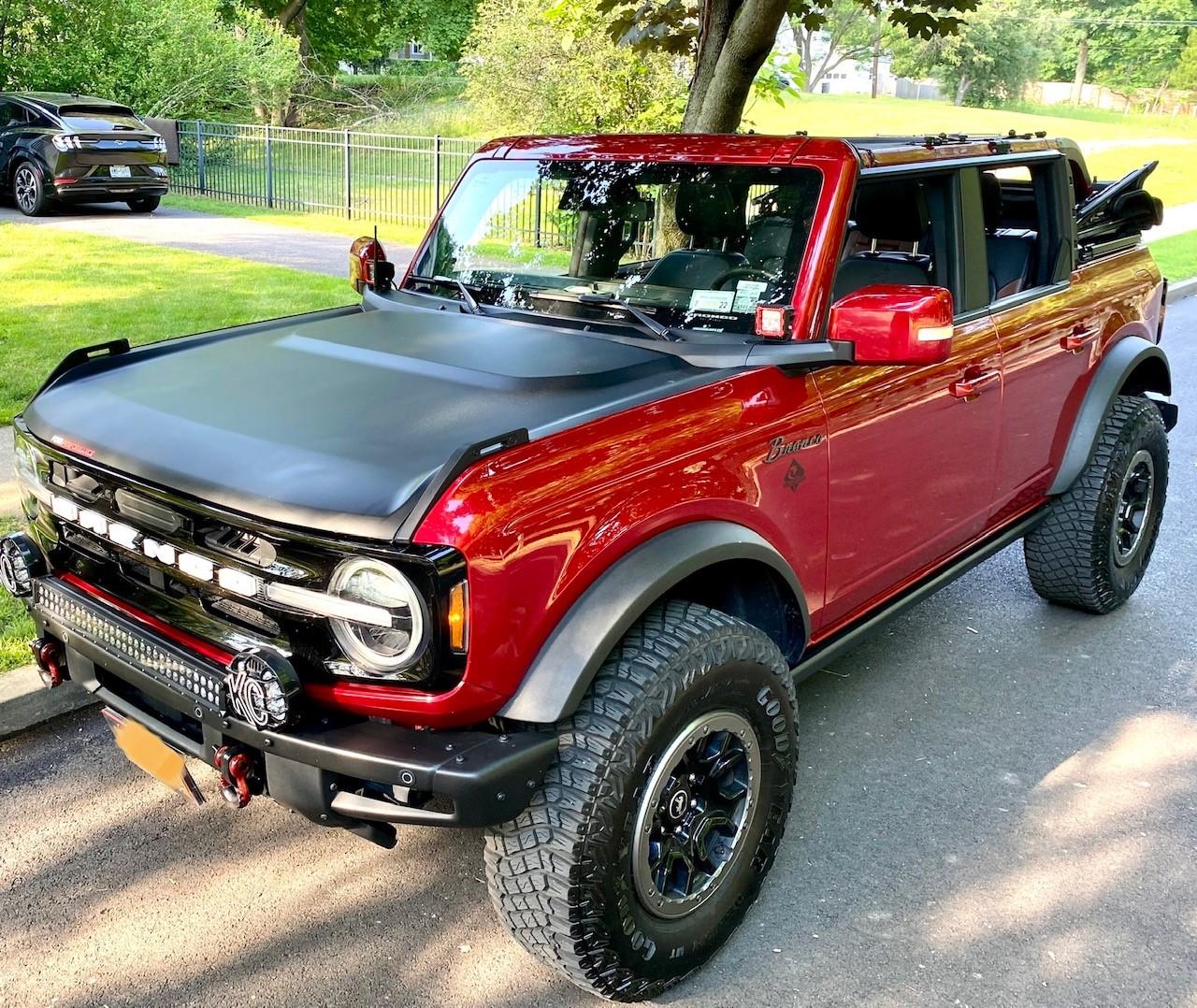 Ford Bronco Rapid Red Outer Banks SAS build (light mods) g61