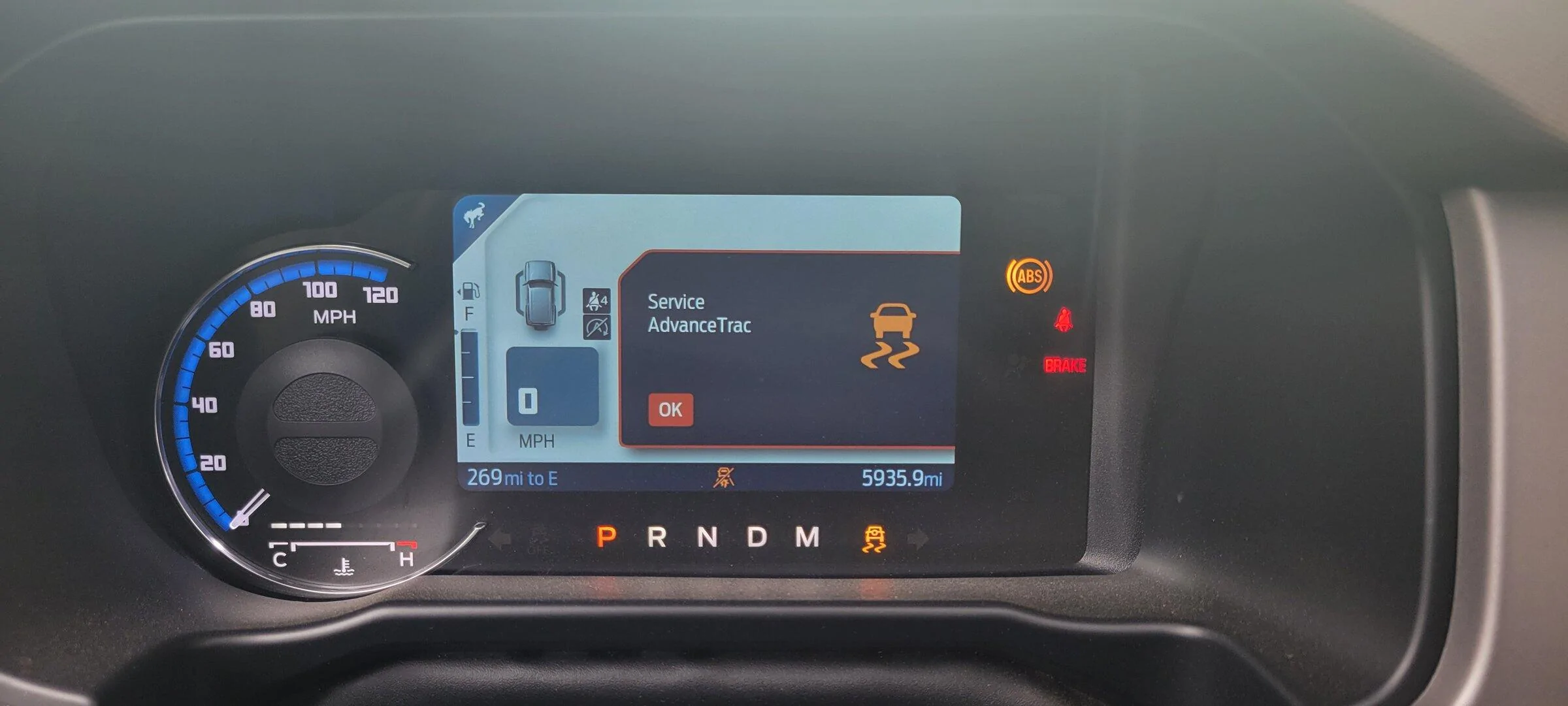 Ford Bronco Warnings when starting 20220525_161506