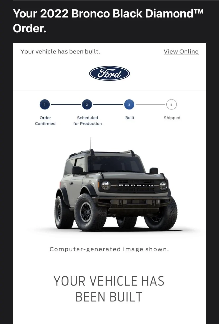 Ford Bronco 5/23 Build Week A1A3420F-A414-43FB-B64E-3F033F40FBDC