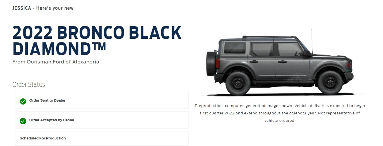 Ford Bronco 5/23 Build Week 1654185436152