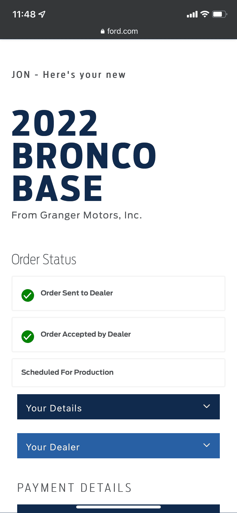 Ford Bronco Does the dealer know their allocations? 11BC1790-B8D2-46E7-88B8-11A375D7E790