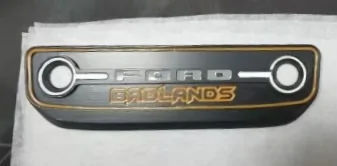 Ford Bronco AR | BADLANDS Center Console VIN Plate FF5404FA-CE8B-4ABA-A90F-9F03096A221D