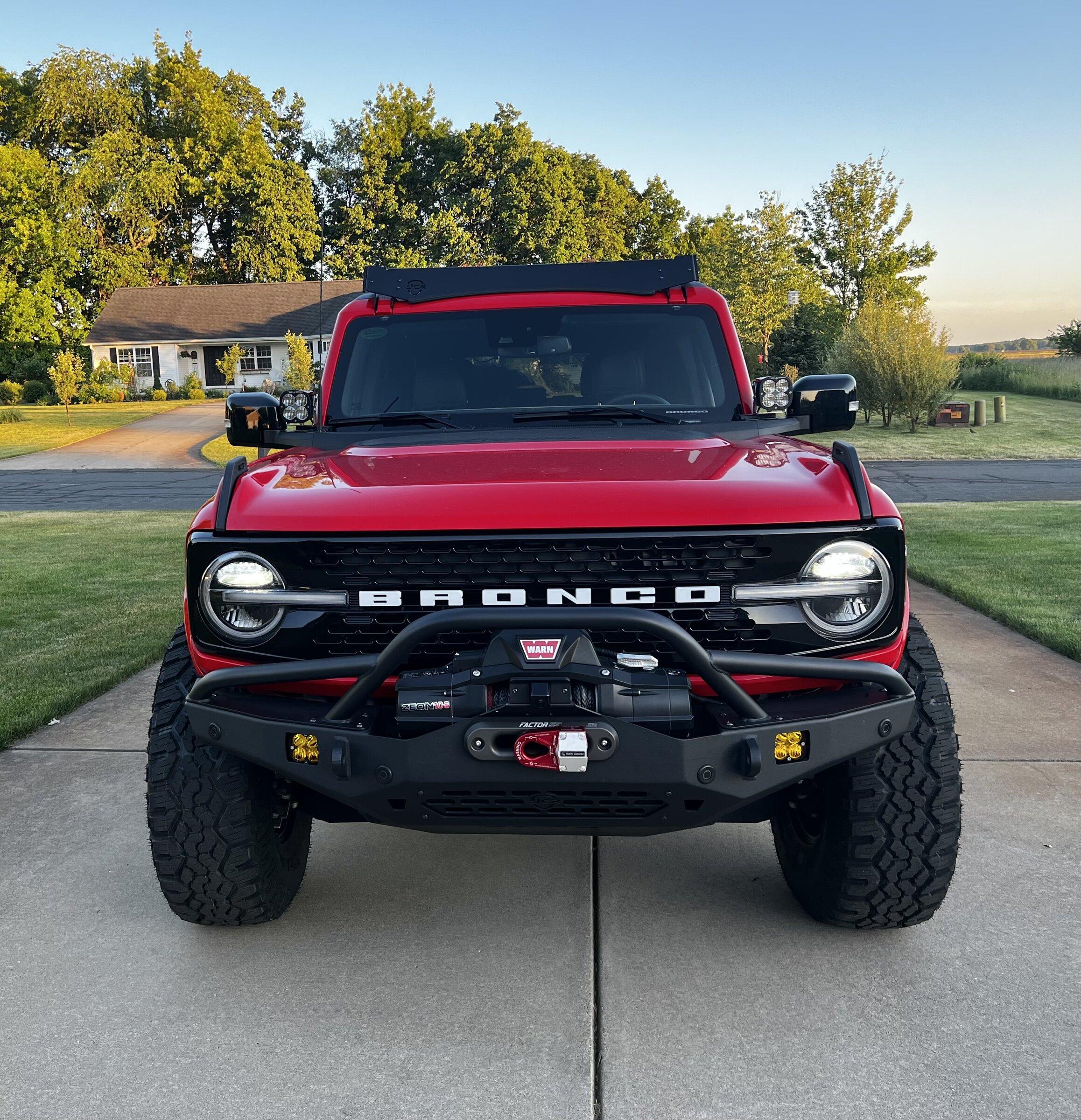Ford Bronco Wrapped up our latest upgrades on our wildtrak! Adv. Fiberglass Fenders + 37" Kanati Tires 6DF1154B-986F-48D1-894F-C59A7D15ADB8