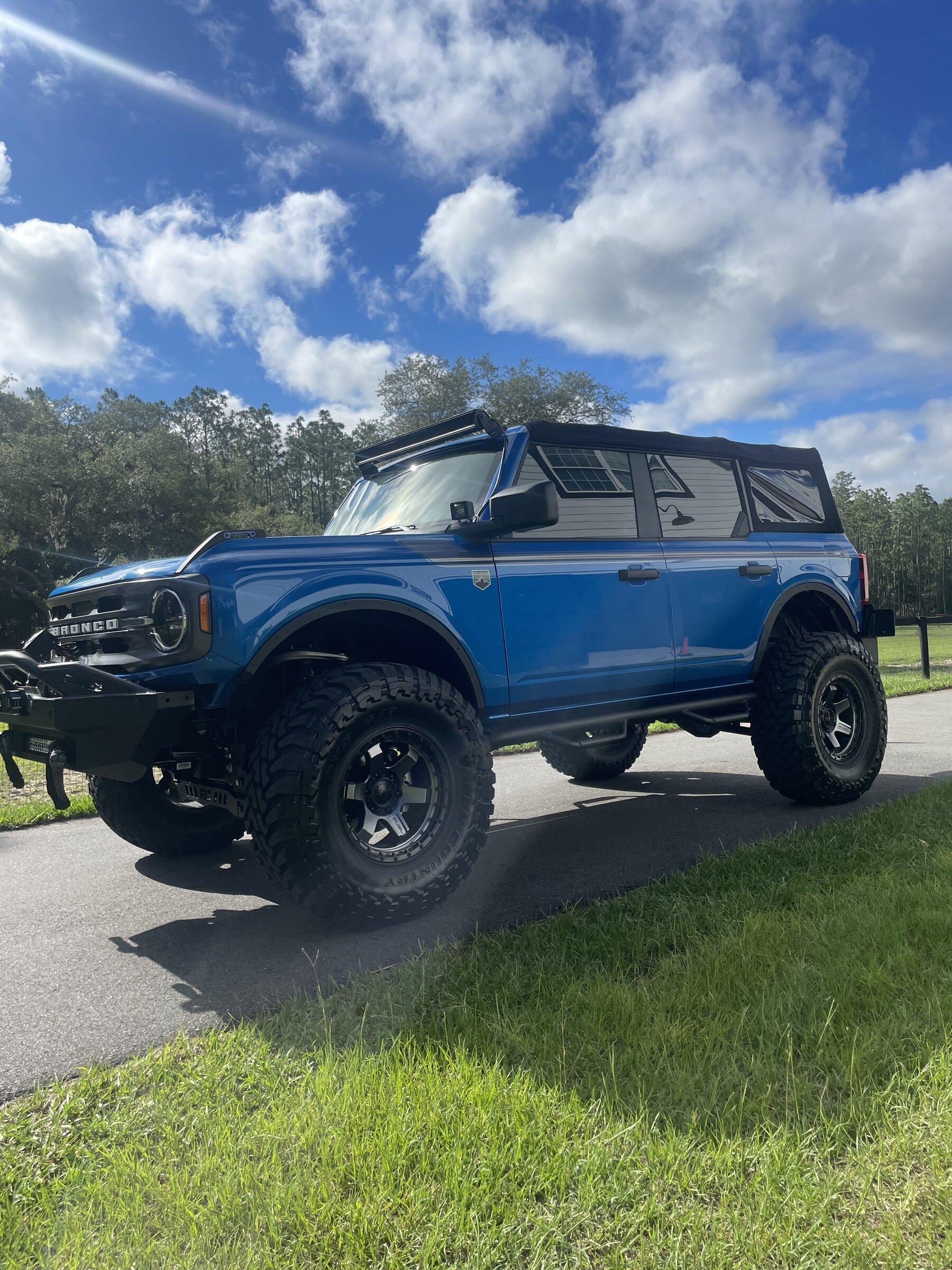 Ford Bronco 38's Installed today on 4.5" Lift, Fuel Blocks, 42" Quake Lightbar, Smiitybuilt, NFAB, DV8, MTO 8D8E2A47-9CA8-4B0F-85A2-3792D5D08829
