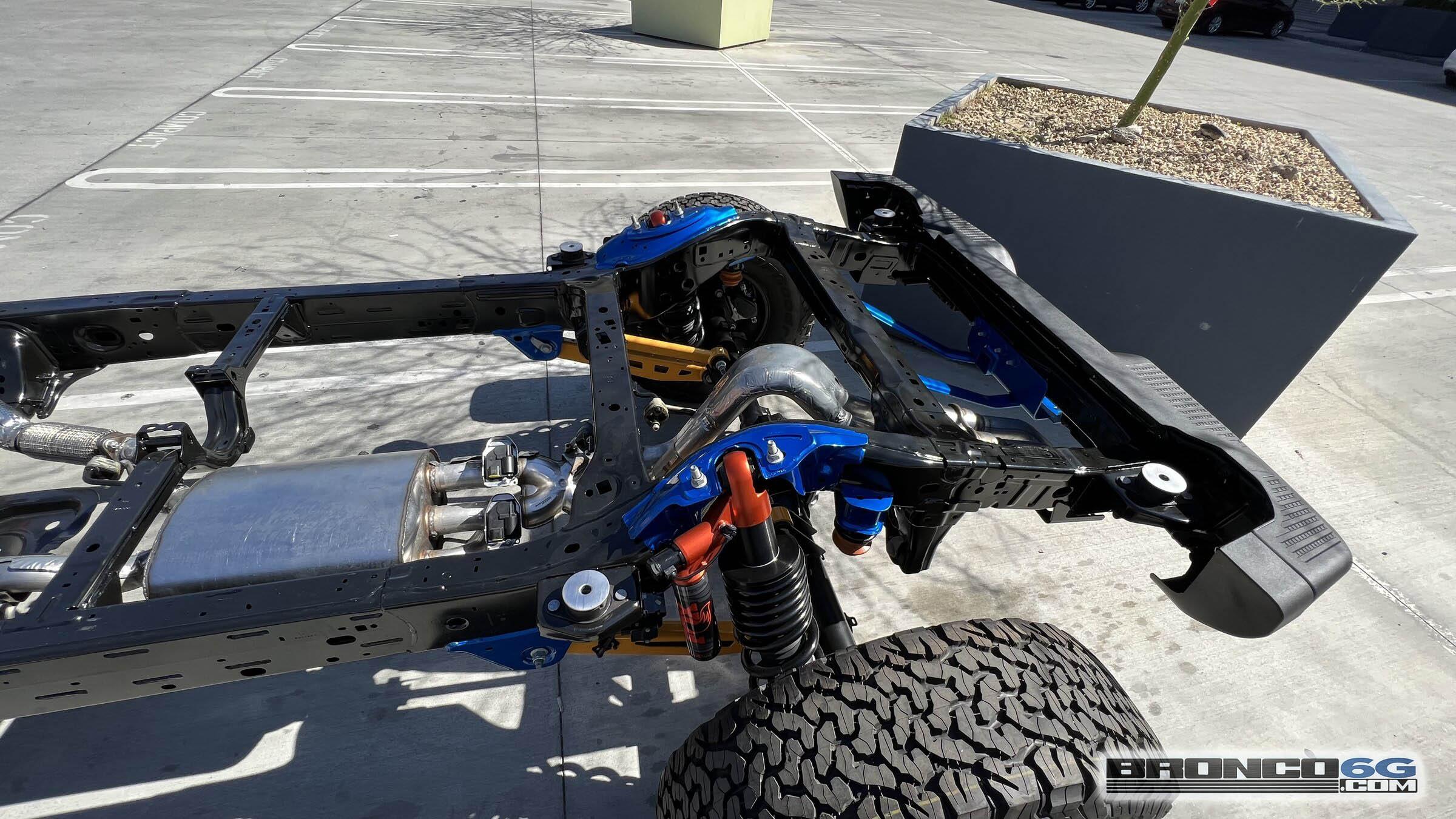 Ford Bronco Herd of Bronco Raptors Spotted in Palm Springs 2022 Ford Bronco Raptor Chassis Platform 2