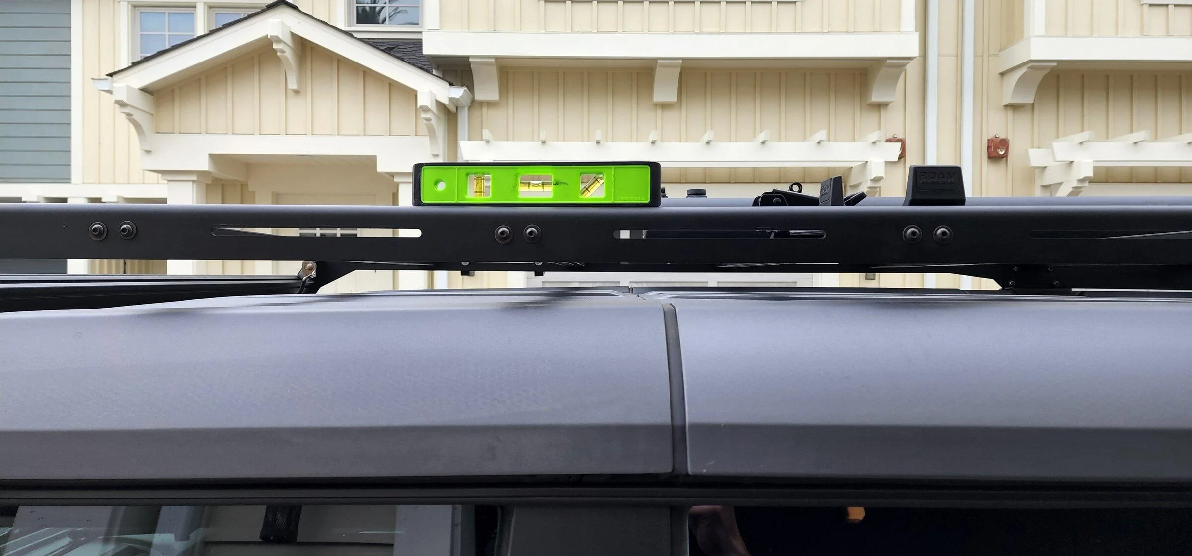 Ford Bronco TrailRax Modular Roof Rack Development & Details Level-front-row-no-load