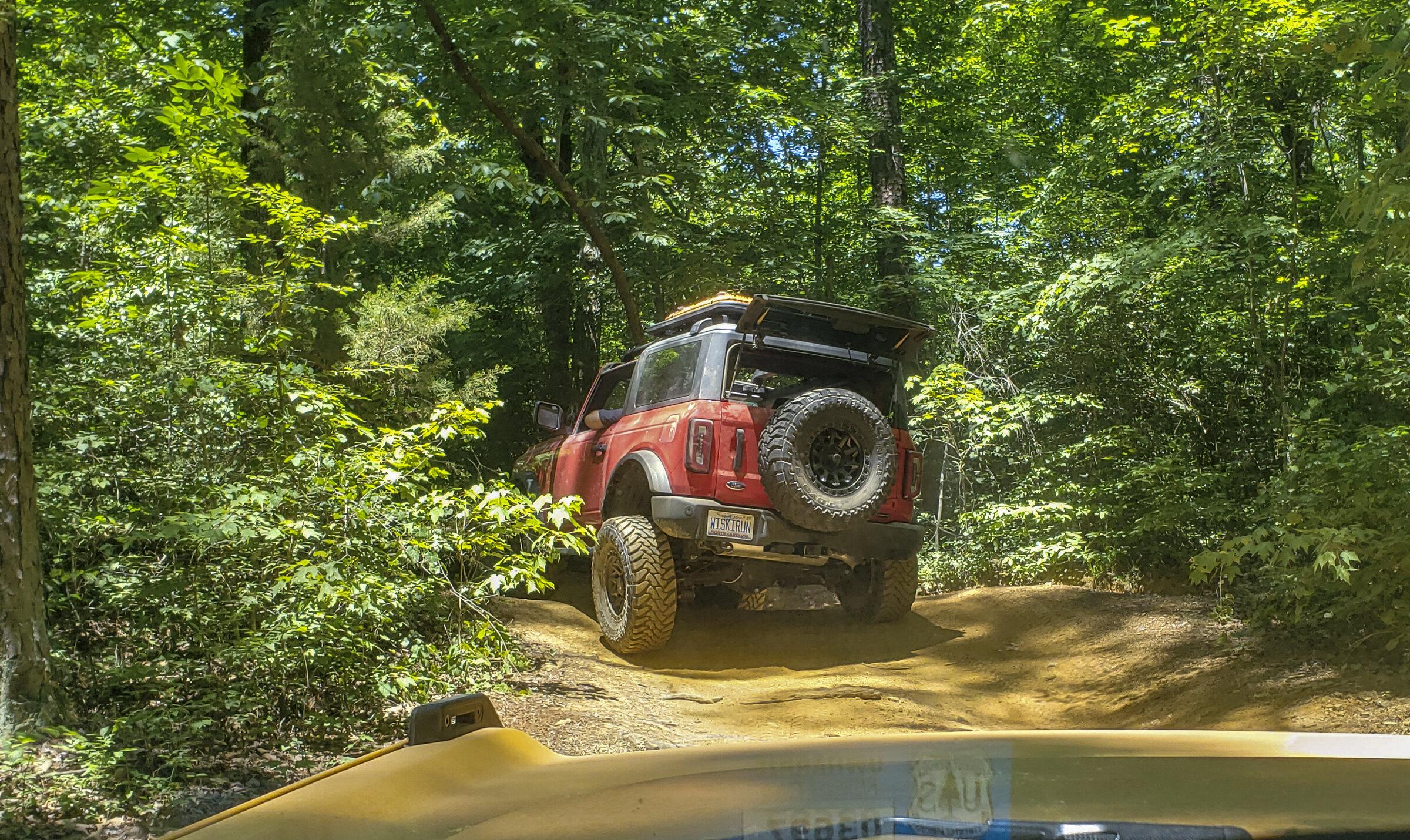 Ford Bronco Biggest Bronco day at Uwharrie National Forest yet 20220604 Uwharrie Trip w Carolina Bronco Club 15 LR