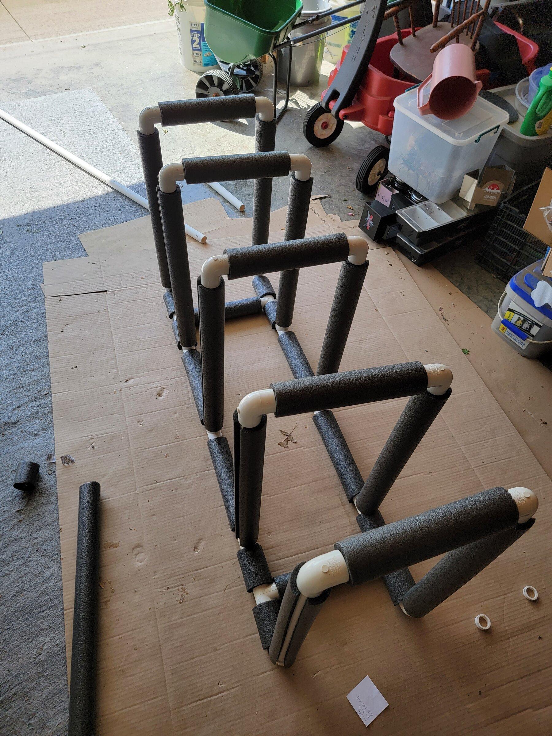 Ford Bronco Door Holders Using PVC Pipe -- When Off vehicle 20220605_155351
