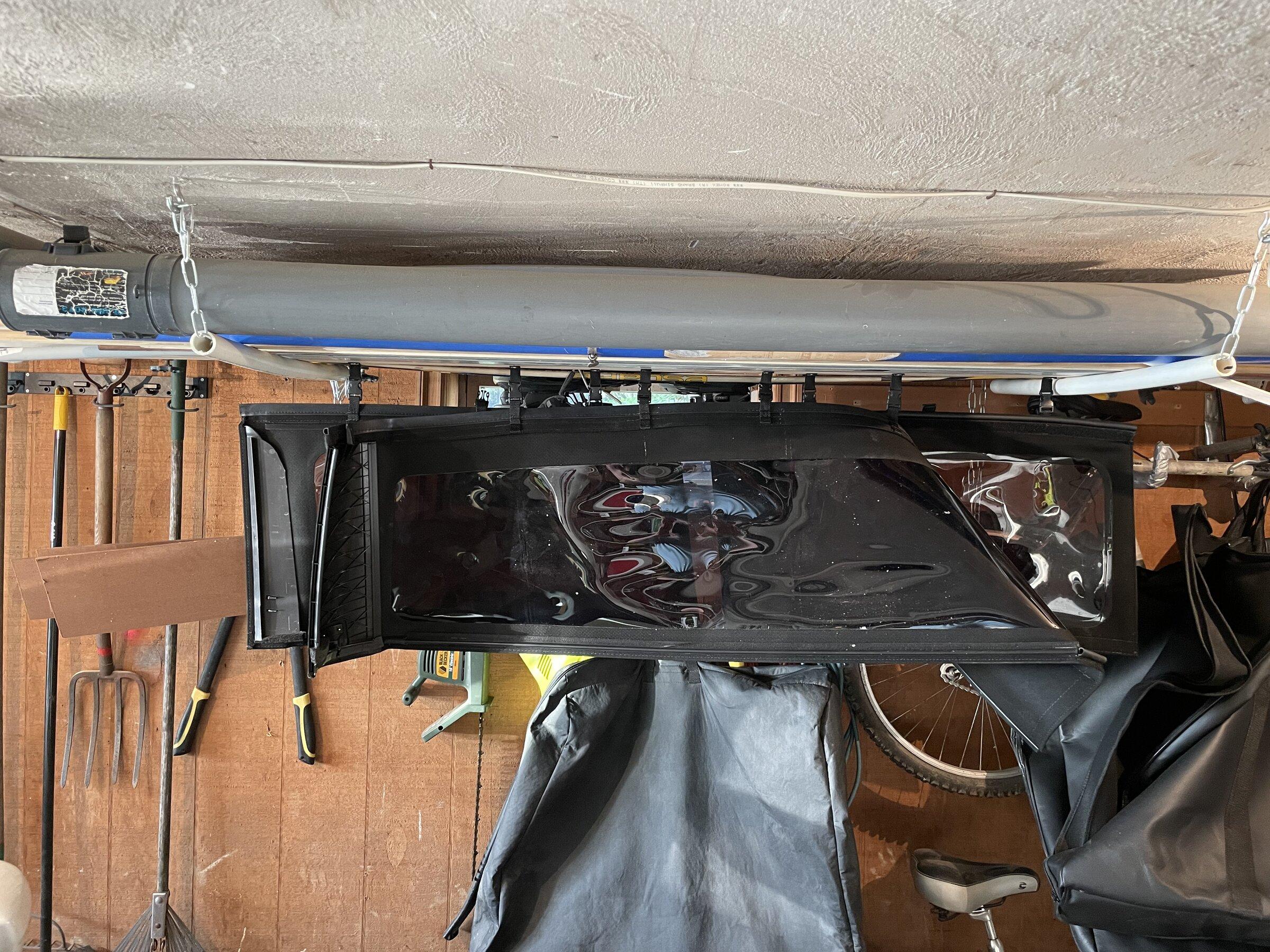 Ford Bronco Soft Top Rear Window Storage Rack A4FD2507-8A63-4541-A43B-AAC792B364F3