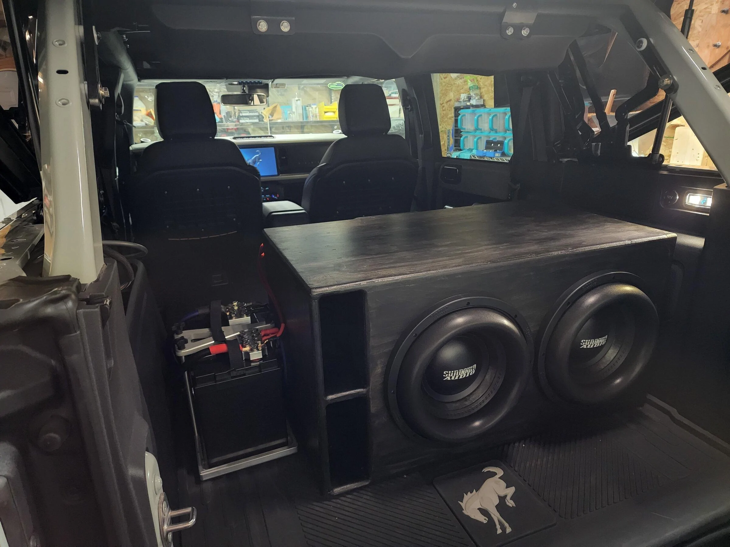 Ford Bronco B&O audio upgrade with DIY soundbar 20220606_163350