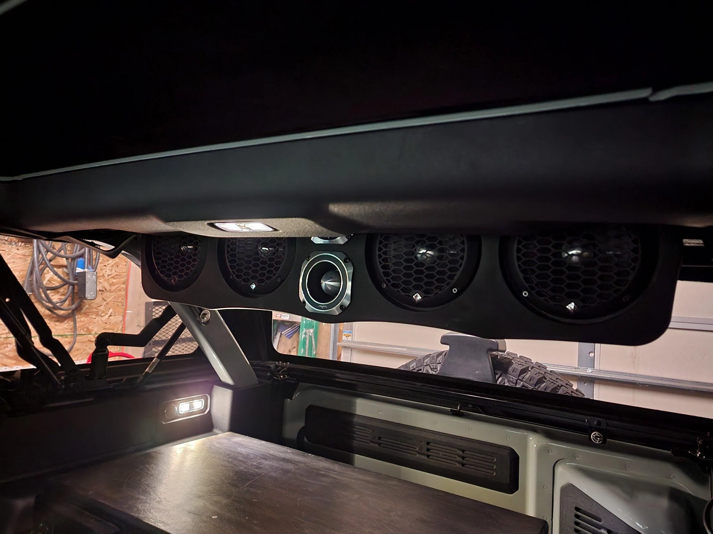 Ford Bronco B&O audio upgrade with DIY soundbar 20220606_163258