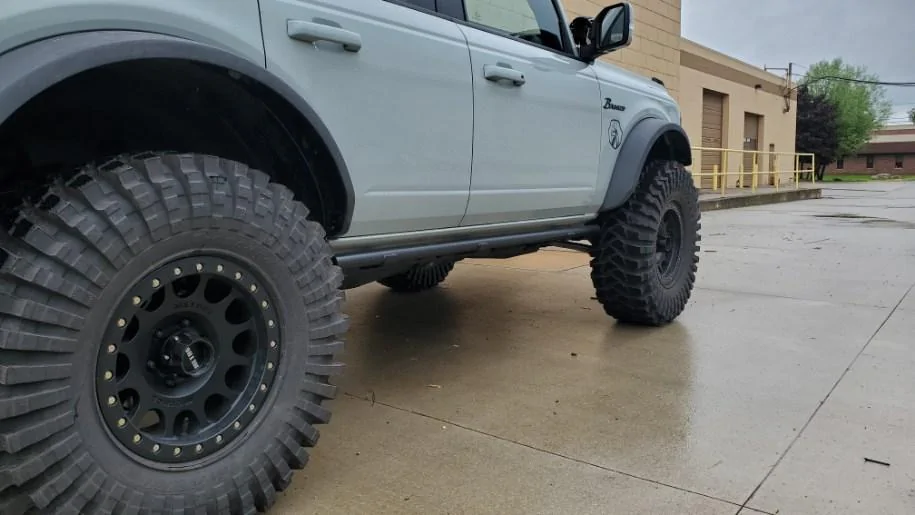 Ford Bronco "No-Step" Rock Slider from GOAT Fabrication 003