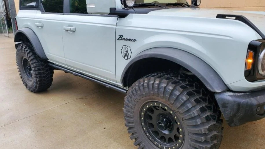 Ford Bronco "No-Step" Rock Slider from GOAT Fabrication 005