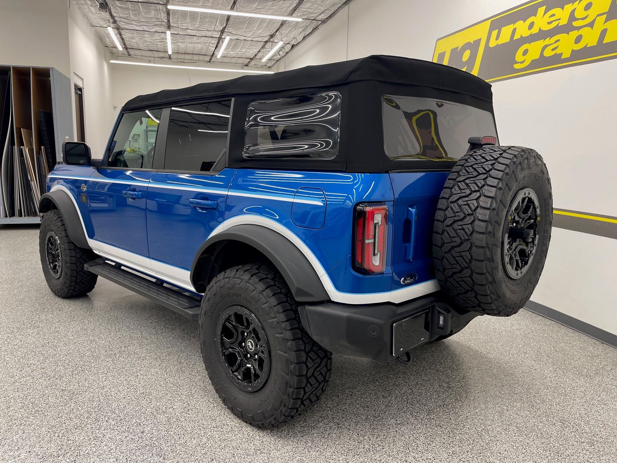 Ford Bronco Wildtrak wrapped with decal designs! Richard 03