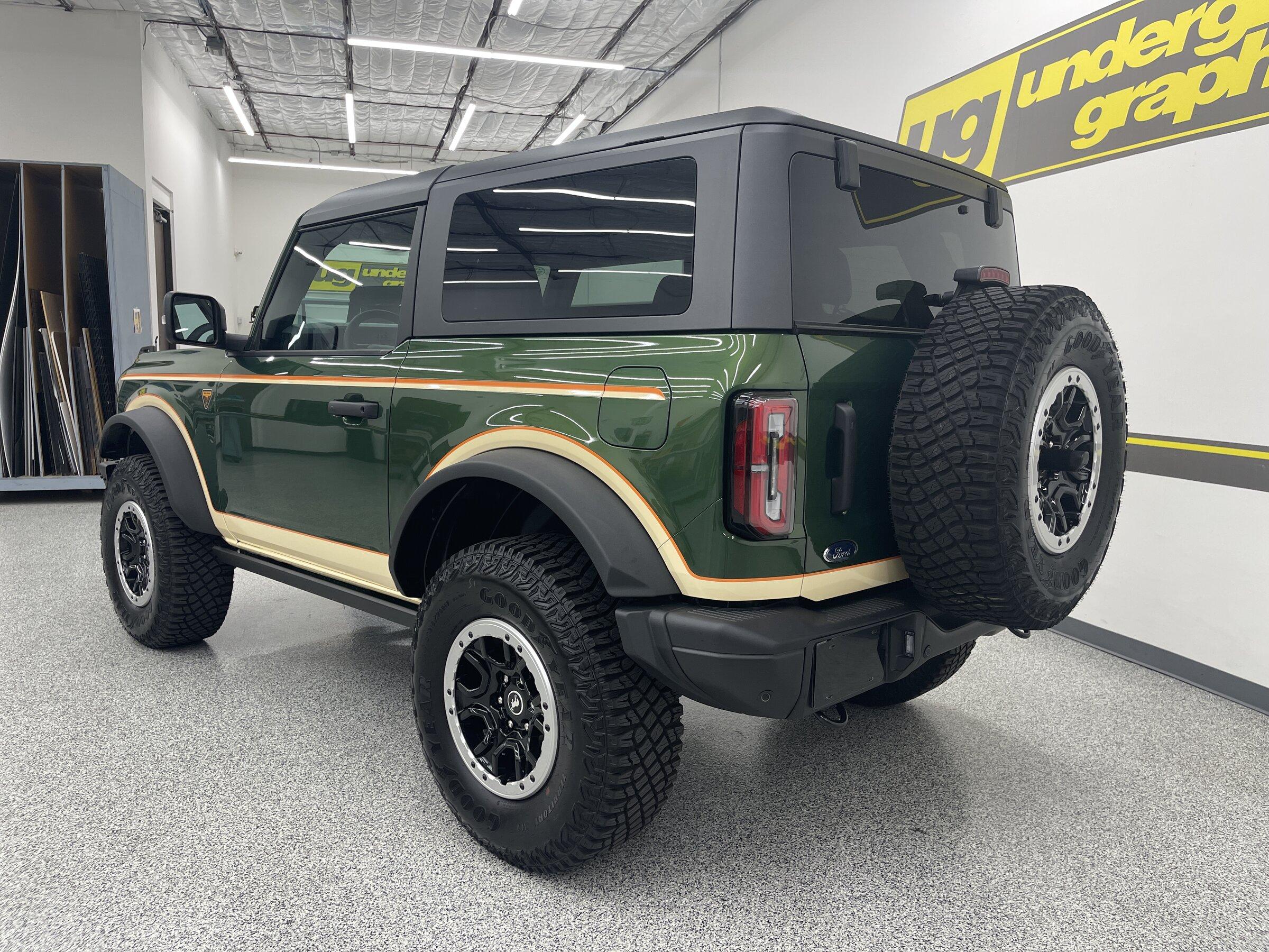 Ford Bronco Anyone Apply Retro Stripes on Eruption Green? IMG_8254.JPG