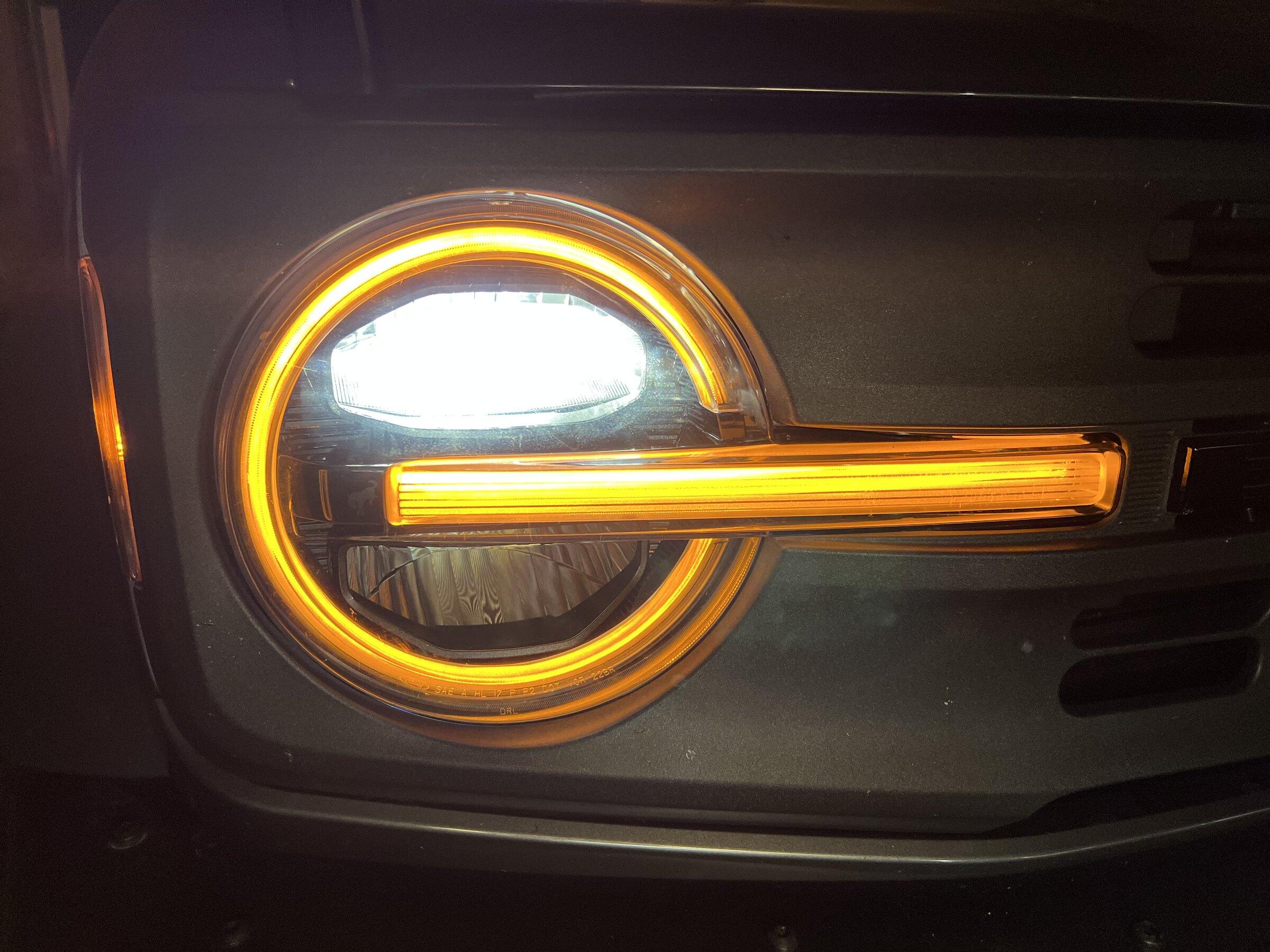 Ford Bronco Pre-production Bronco Raptor "Warthog" headlights installed on my base Bronco! 8F2D713C-2878-4038-B6C0-2D5B805DB6F0