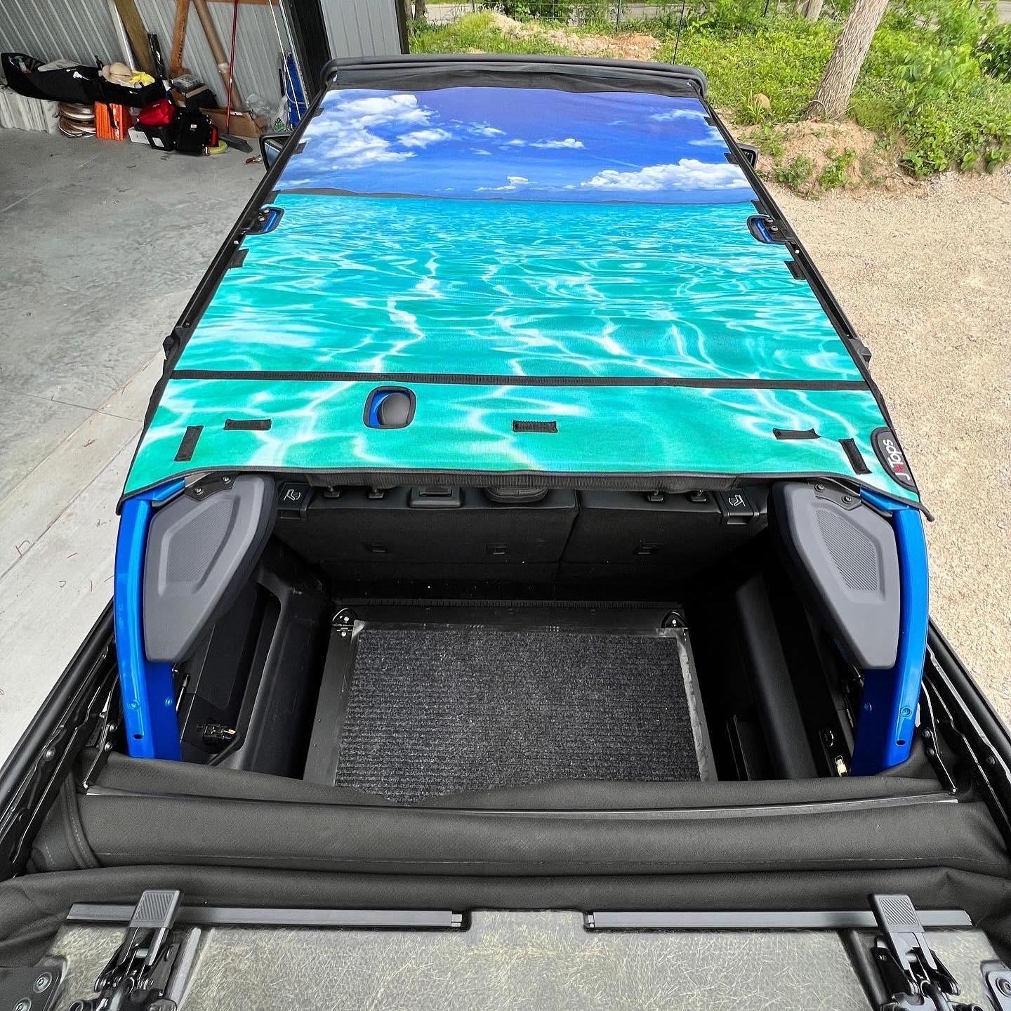 Ford Bronco Jtop Bimini shade installed BEBCDA0A-F64A-40AE-A42E-5F8EFF71851D