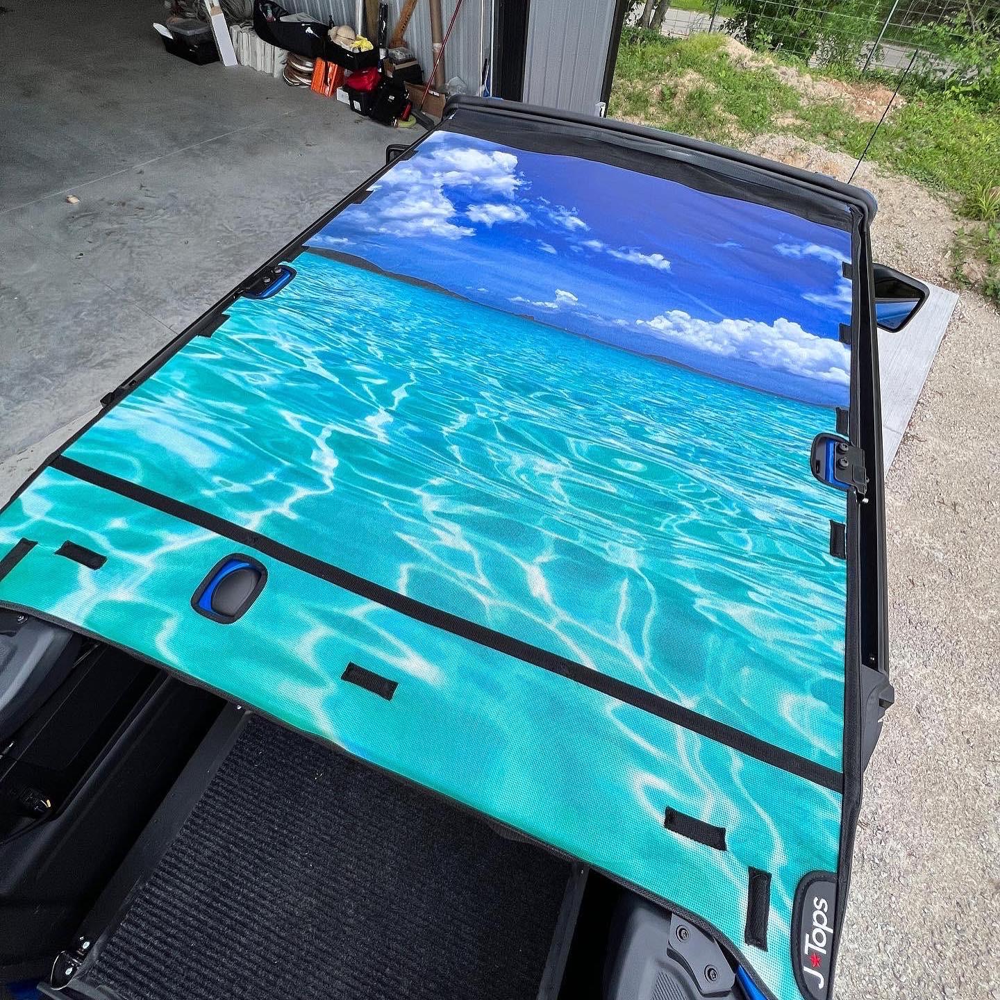 Ford Bronco Jtop Bimini shade installed 7DE2467C-6D0F-4D6D-99CB-7A2CF0C15861