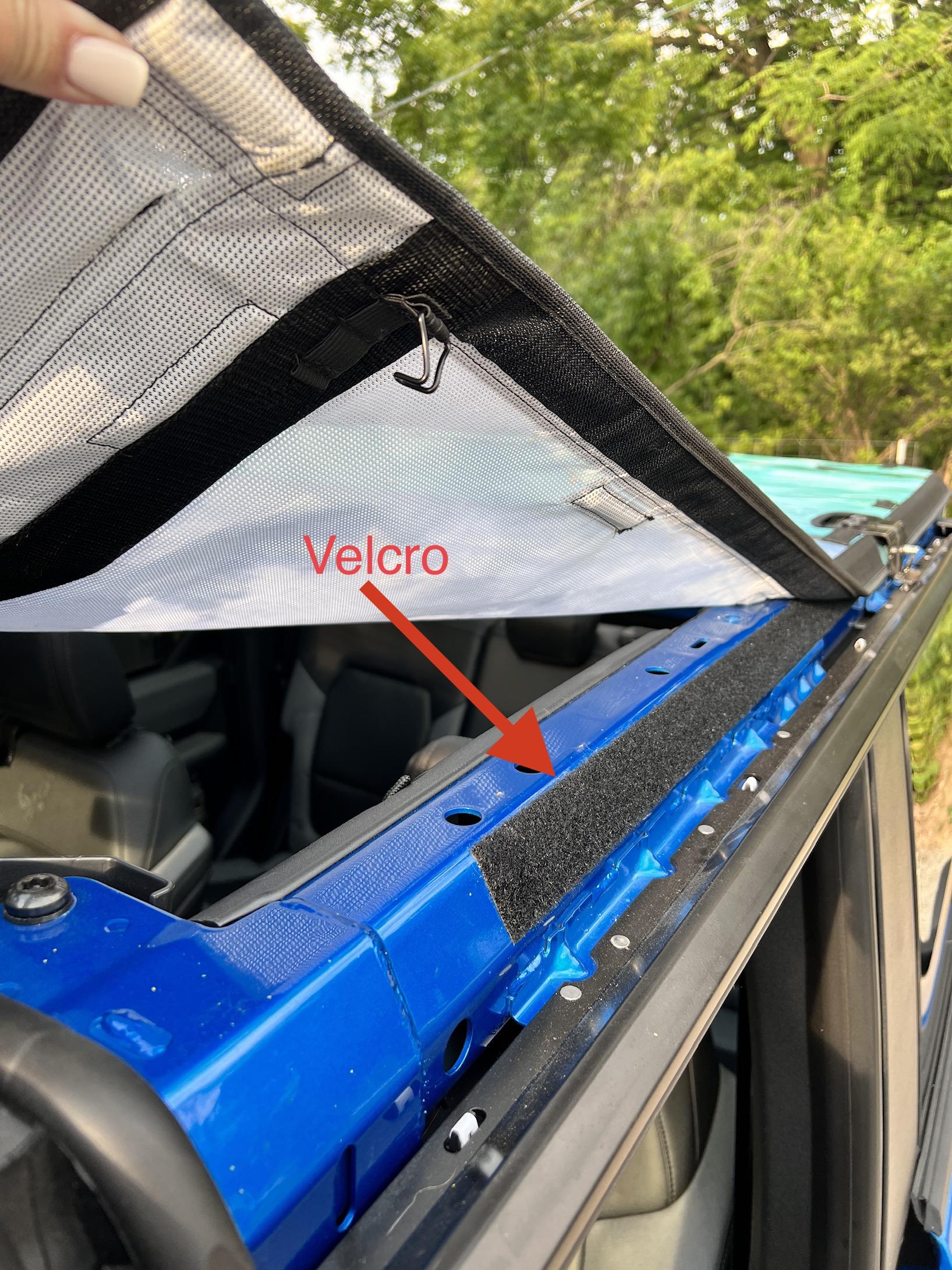 Ford Bronco Jtop Bimini shade installed F2BD4290-4984-4CDF-BE4A-DACC35F8F507