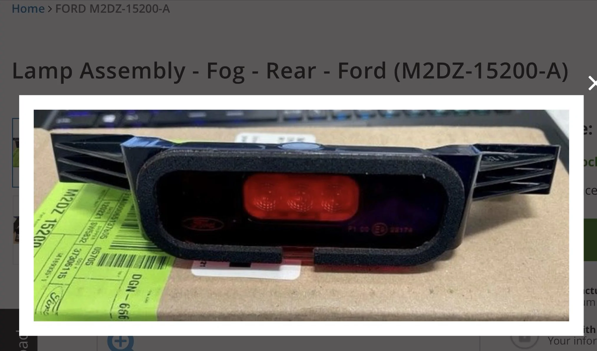 Ford Bronco Installing Rear Fog/Chase Light Using Factory Switch & Harness 4769C53E-DDD0-49D2-8020-609D5EB3CC48