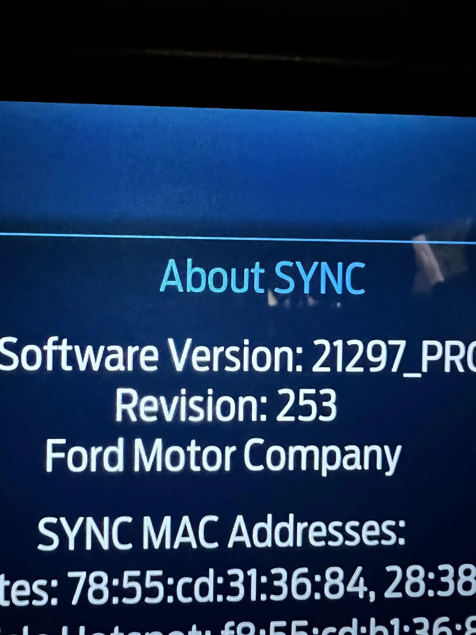 Ford Bronco OTA updates. Which one is your bronco on!? 8DC45D53-1EF8-4B4B-BF15-D1C0B22A31DB