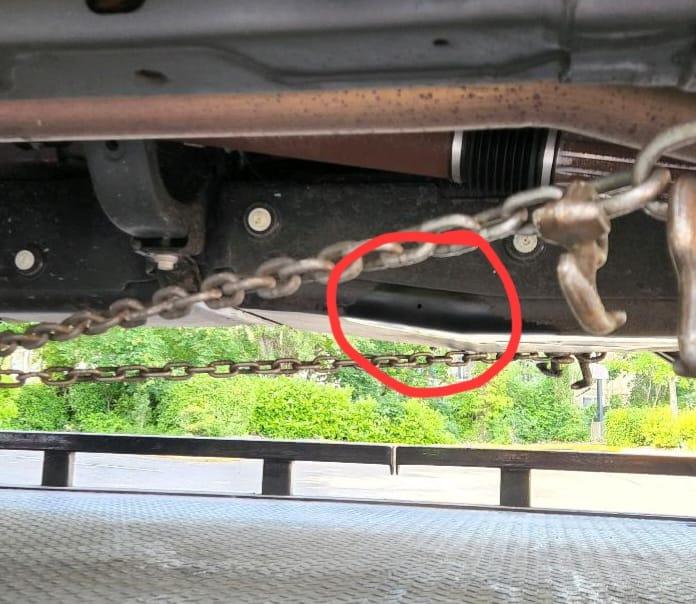 Ford Bronco PSA: Gas Tank Got Drilled by Gas Thieves [WARNING: NO PROMOTING VIOLENCE or POLITICS] BroncoHole