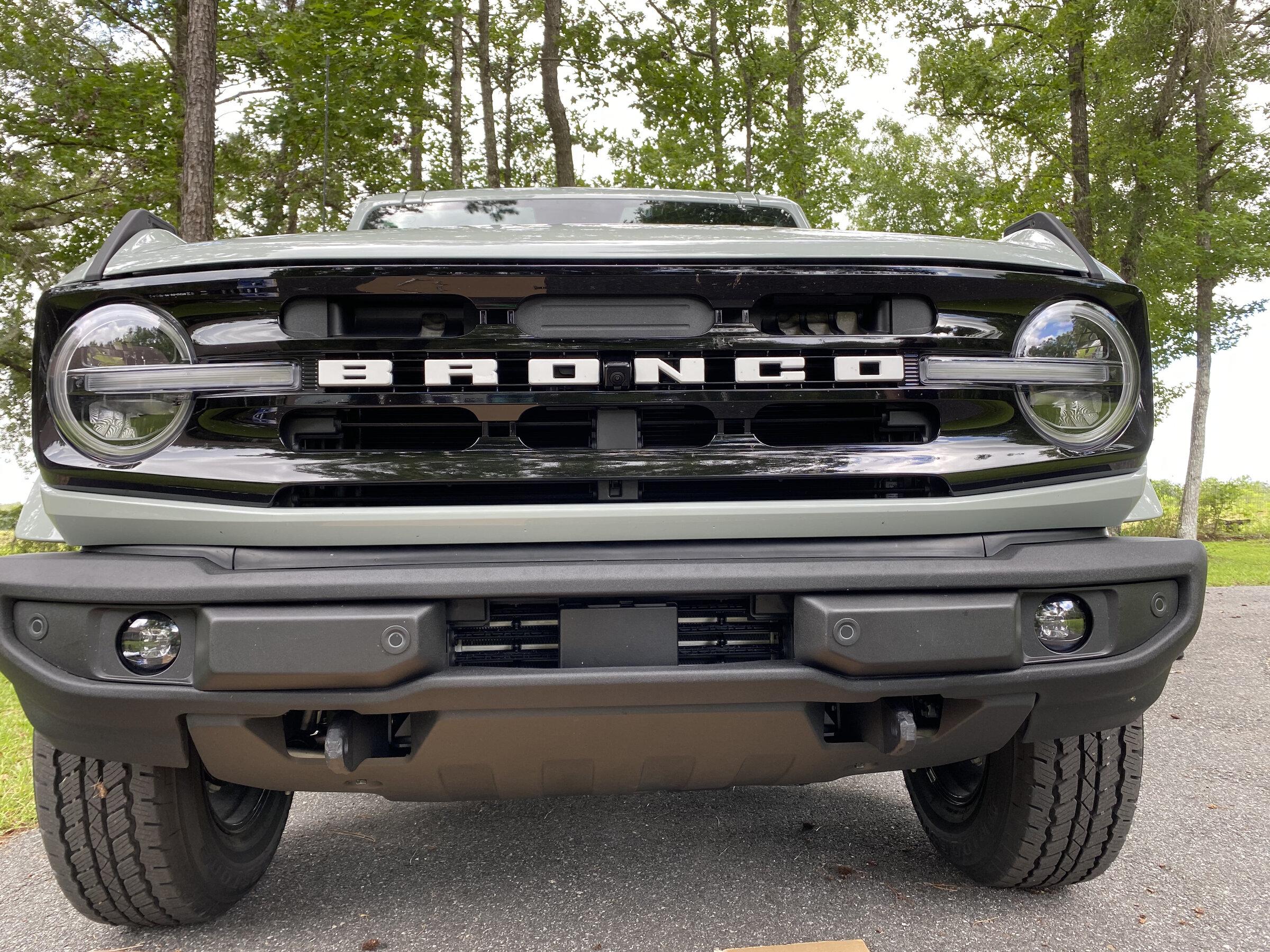 Ford Bronco Rough Country Tow Hook Brackets installed BA82E39B-1C8E-447F-A43C-843185A7009C