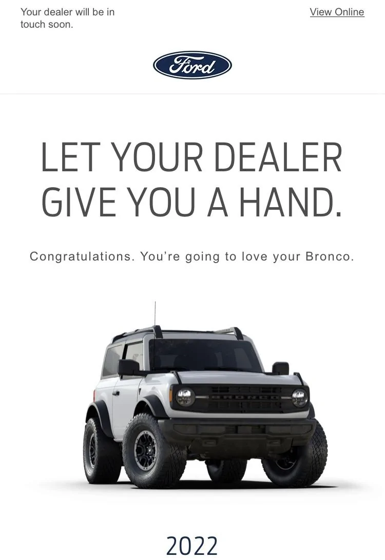 Ford Bronco 5/9 Build Week group. (ManSquatch Week) 44434C13-D4CA-4B62-B680-59822F29EE90