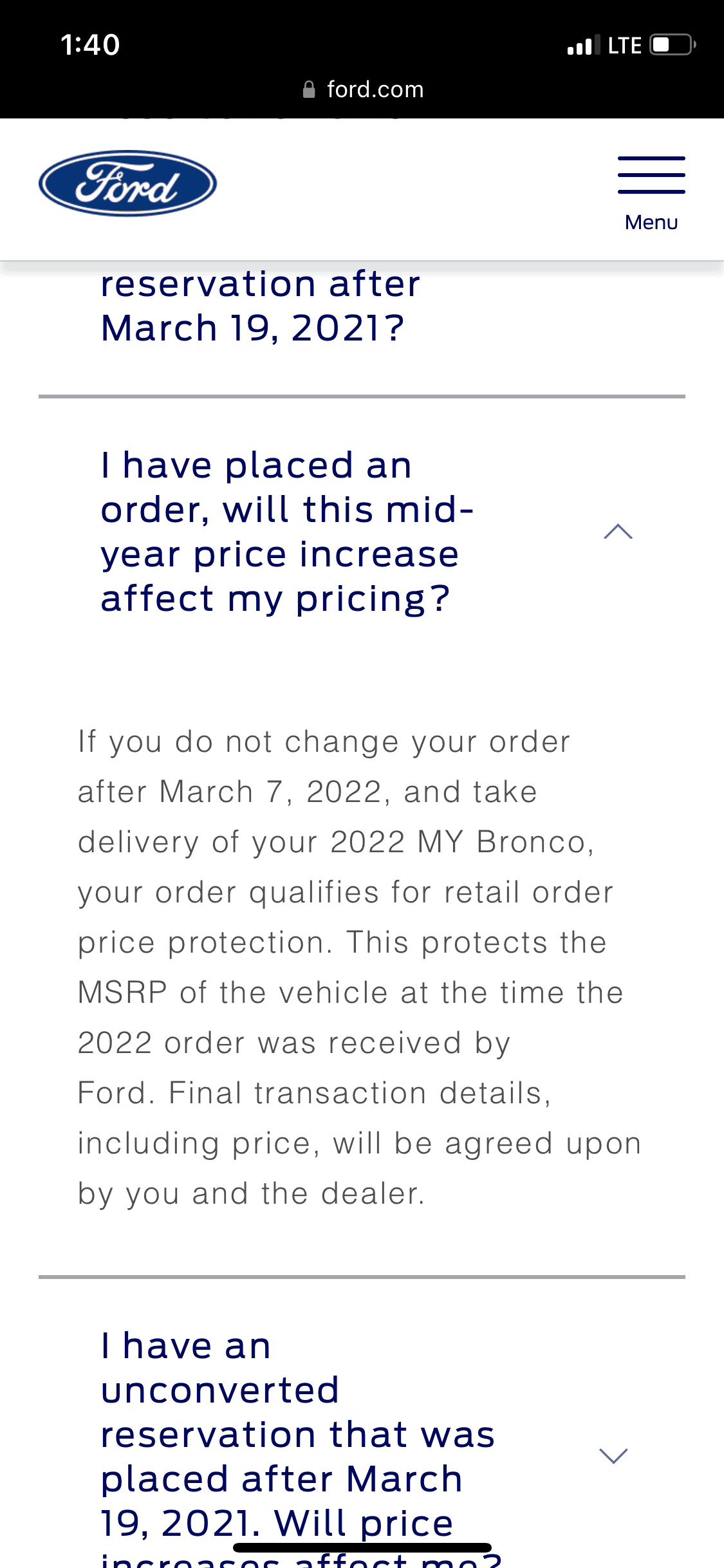 Ford Bronco Ford Customer Service Strikes Again BC4925C1-1B69-465E-A0B8-4CE9F85D5CDA