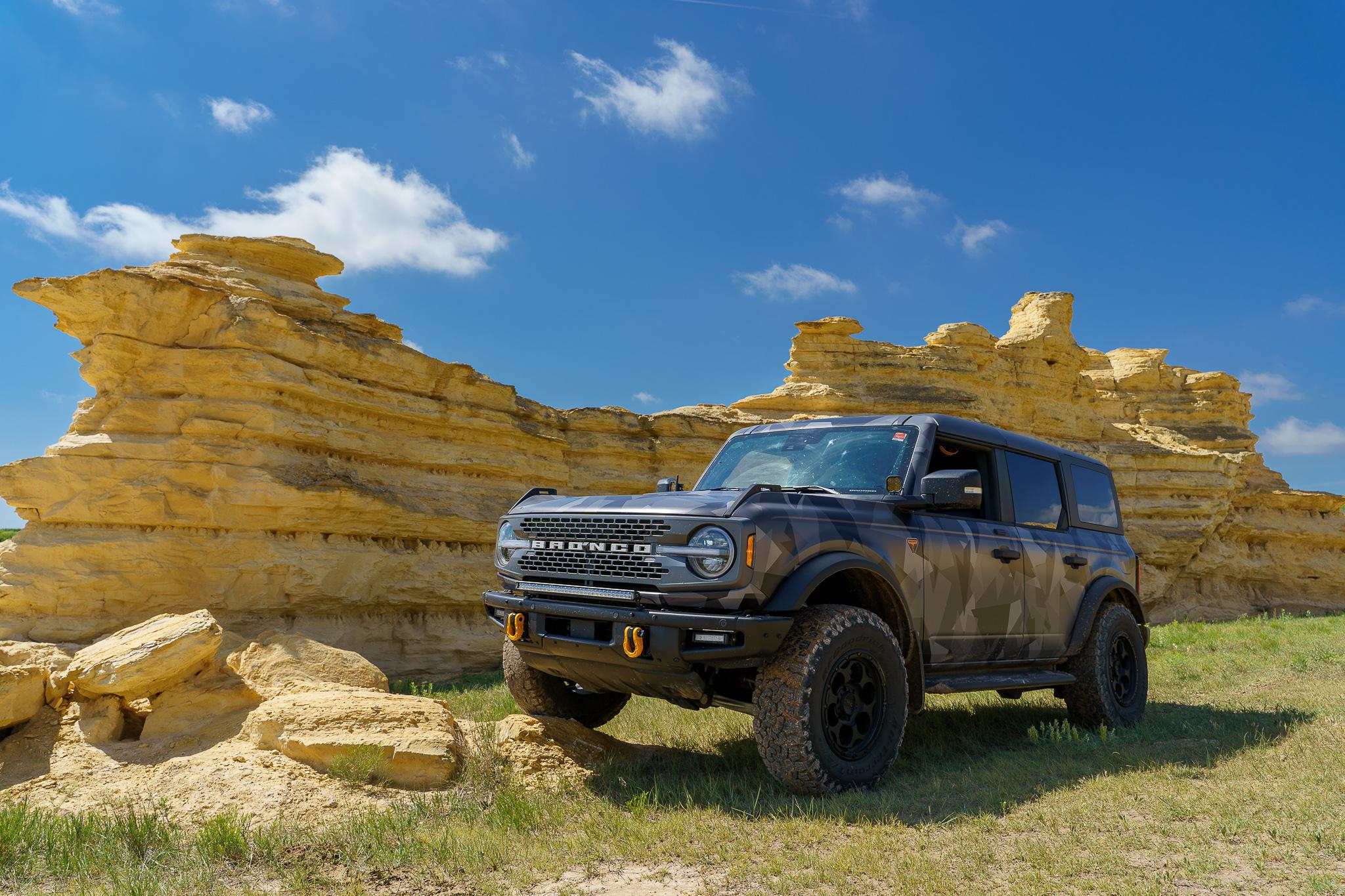 Ford Bronco 4k miles in 8 days...Michigan to Colorado and back + more! Bronco Kansas Badlands_5_FB