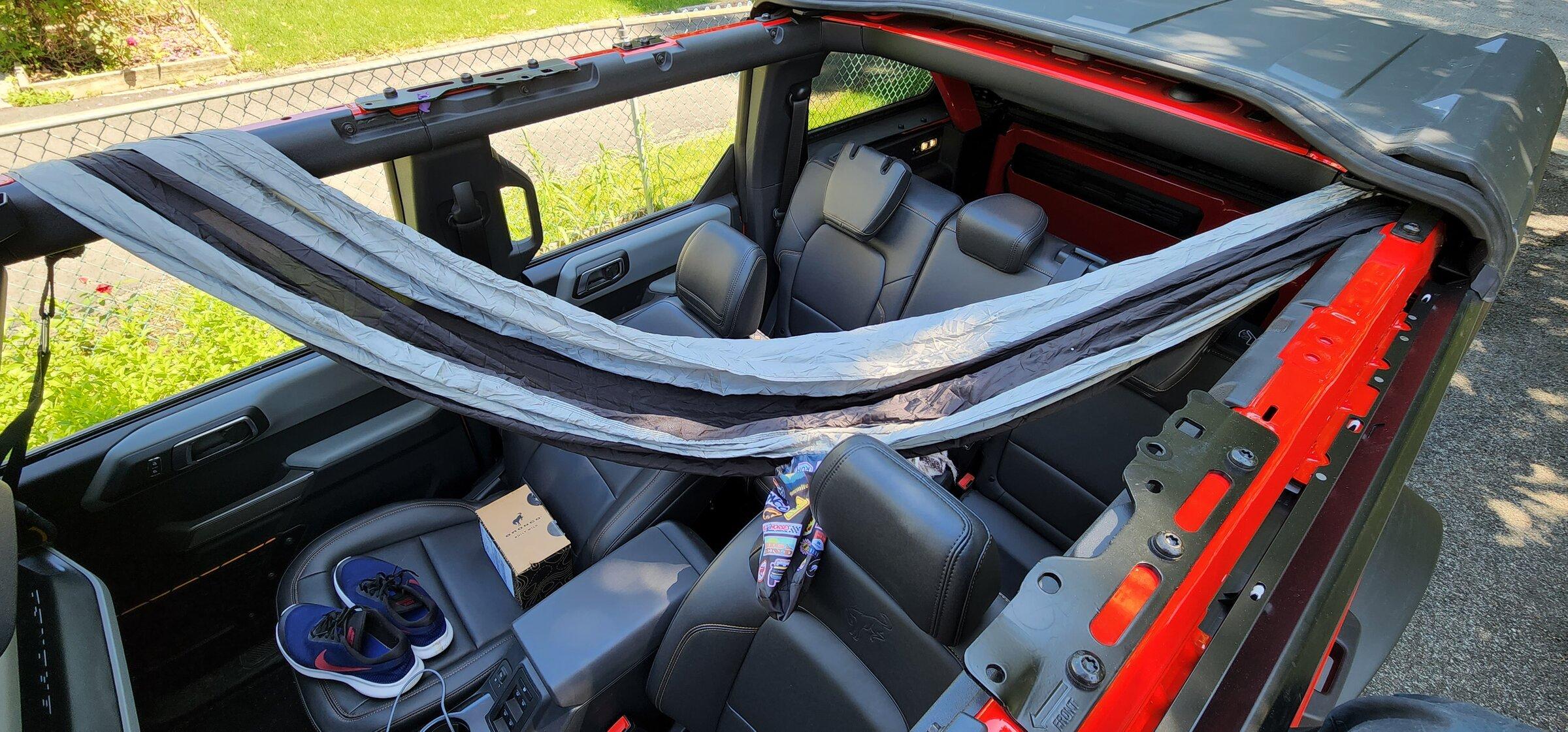Ford Bronco Hammock Camping in the Bronco 20220604_104356