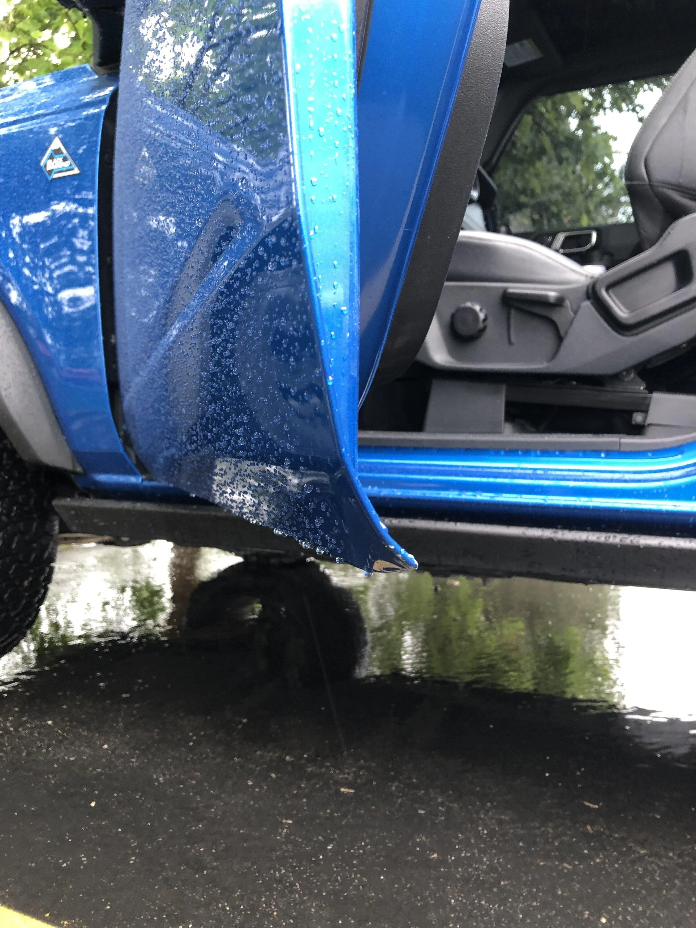 Ford Bronco OMG! Dropped my door reinstalling after removal! Damage photos F9B3BD87-AE63-4897-8273-CA9192FBAC1B