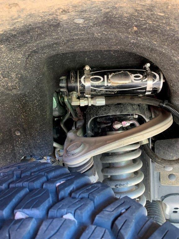 Ford Bronco Front coil over reservoir mounting pics needed coil over 5